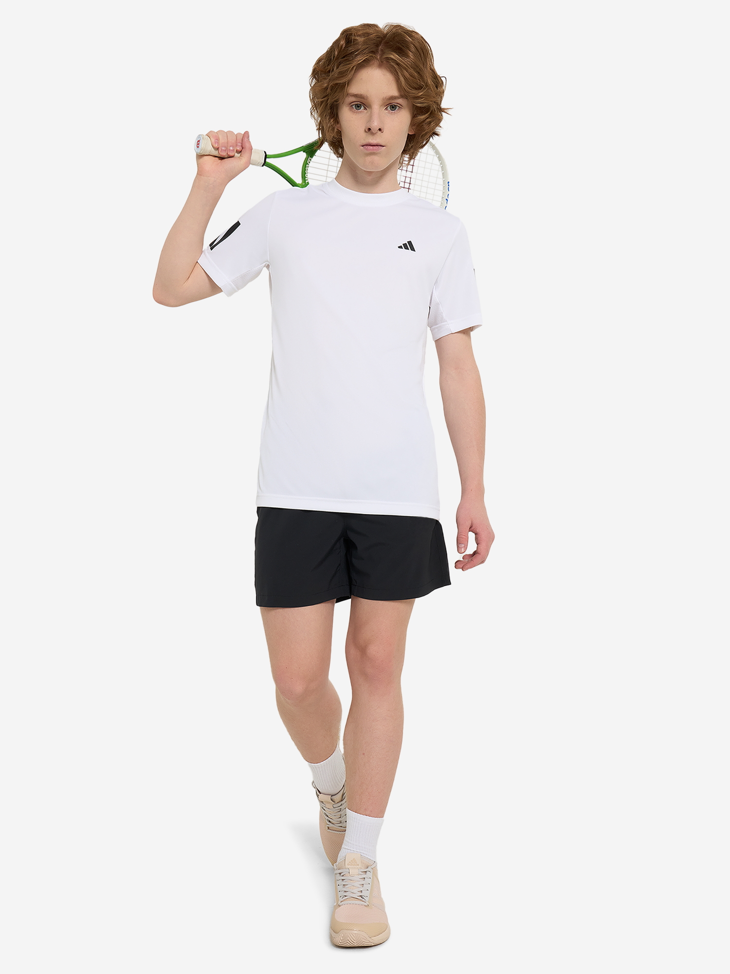фото Футболка для мальчиков adidas club, белый