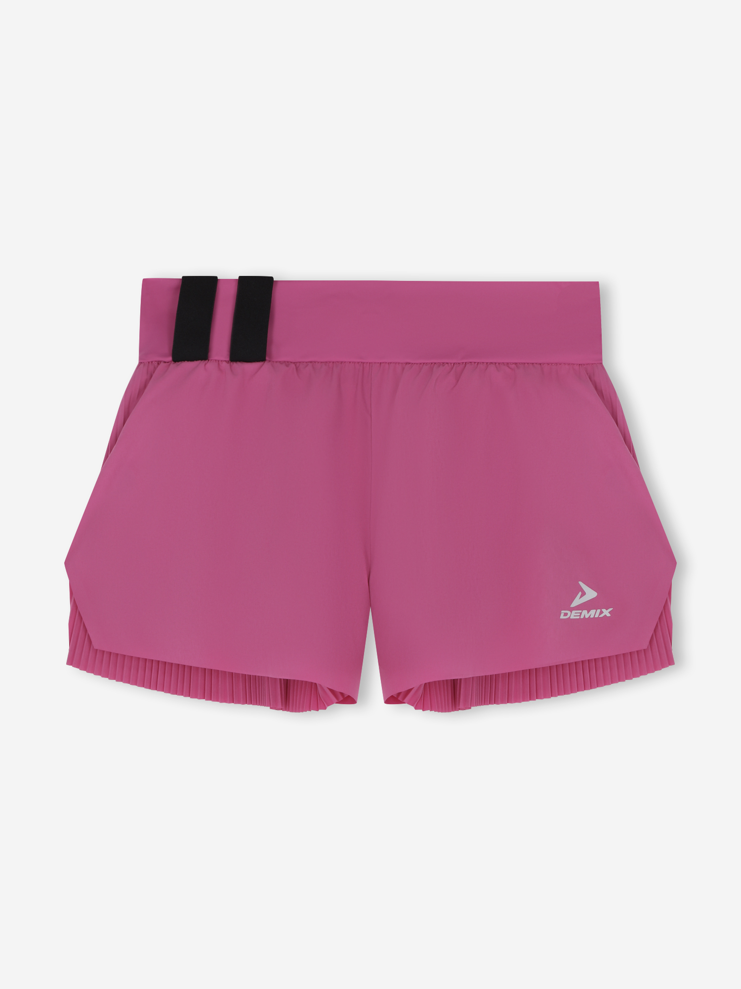Изображение товара Шорты женские Demix для бега 133172DMX-81 короткие с навигацией по боковому шву