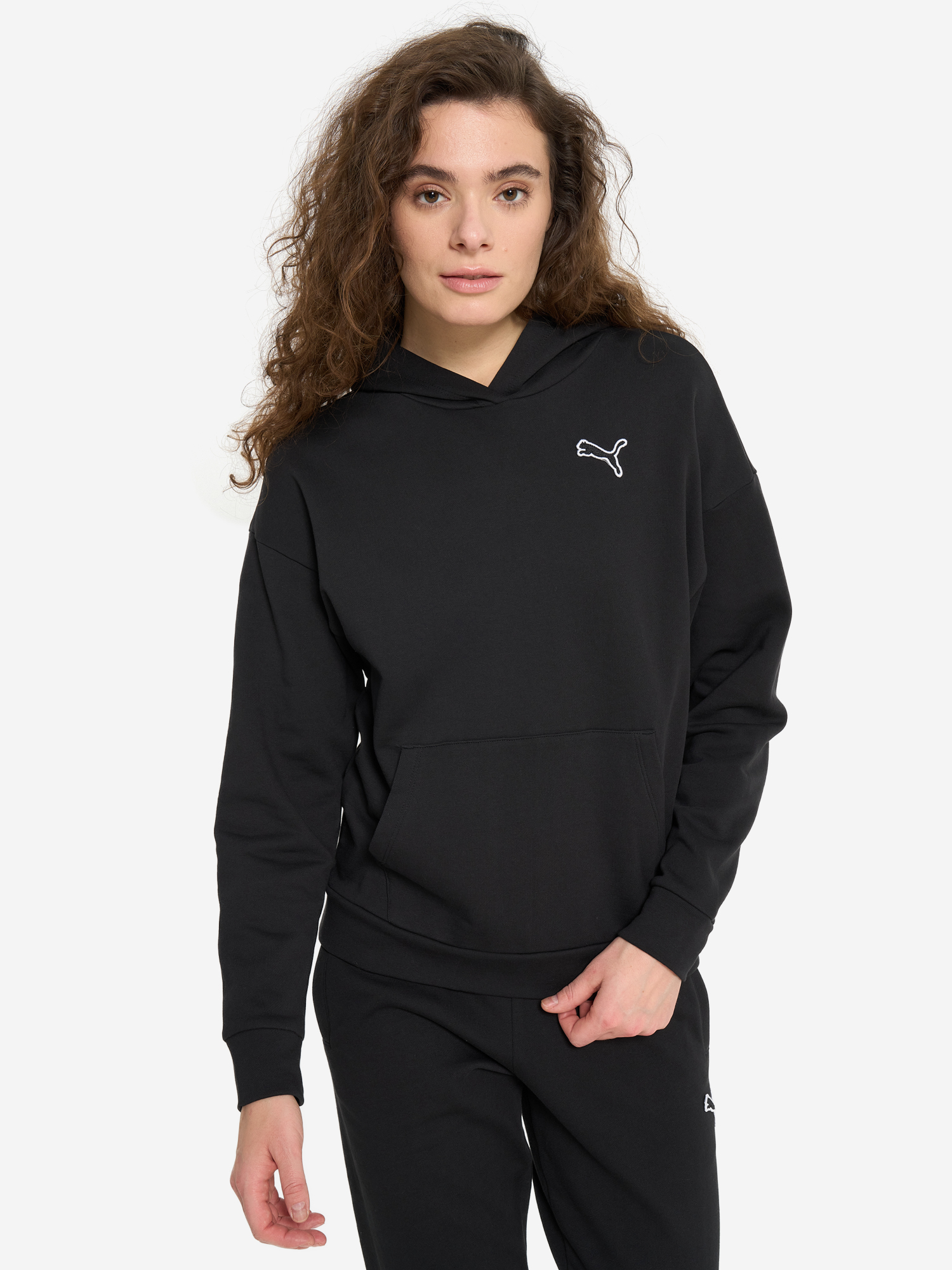 фото Худи женское puma essentials, черный