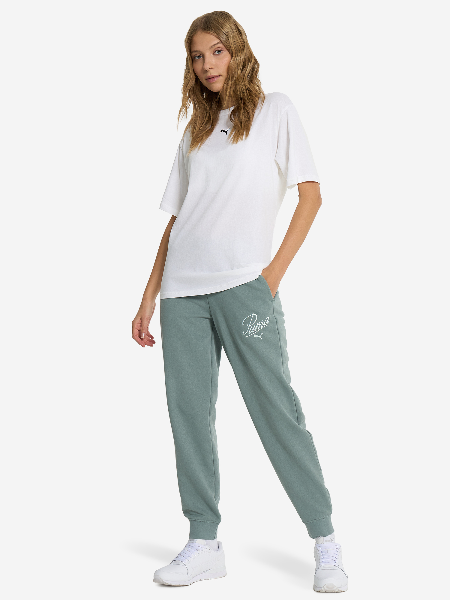 Футболка женская PUMA Essentials+ Relaxed, Белый 4