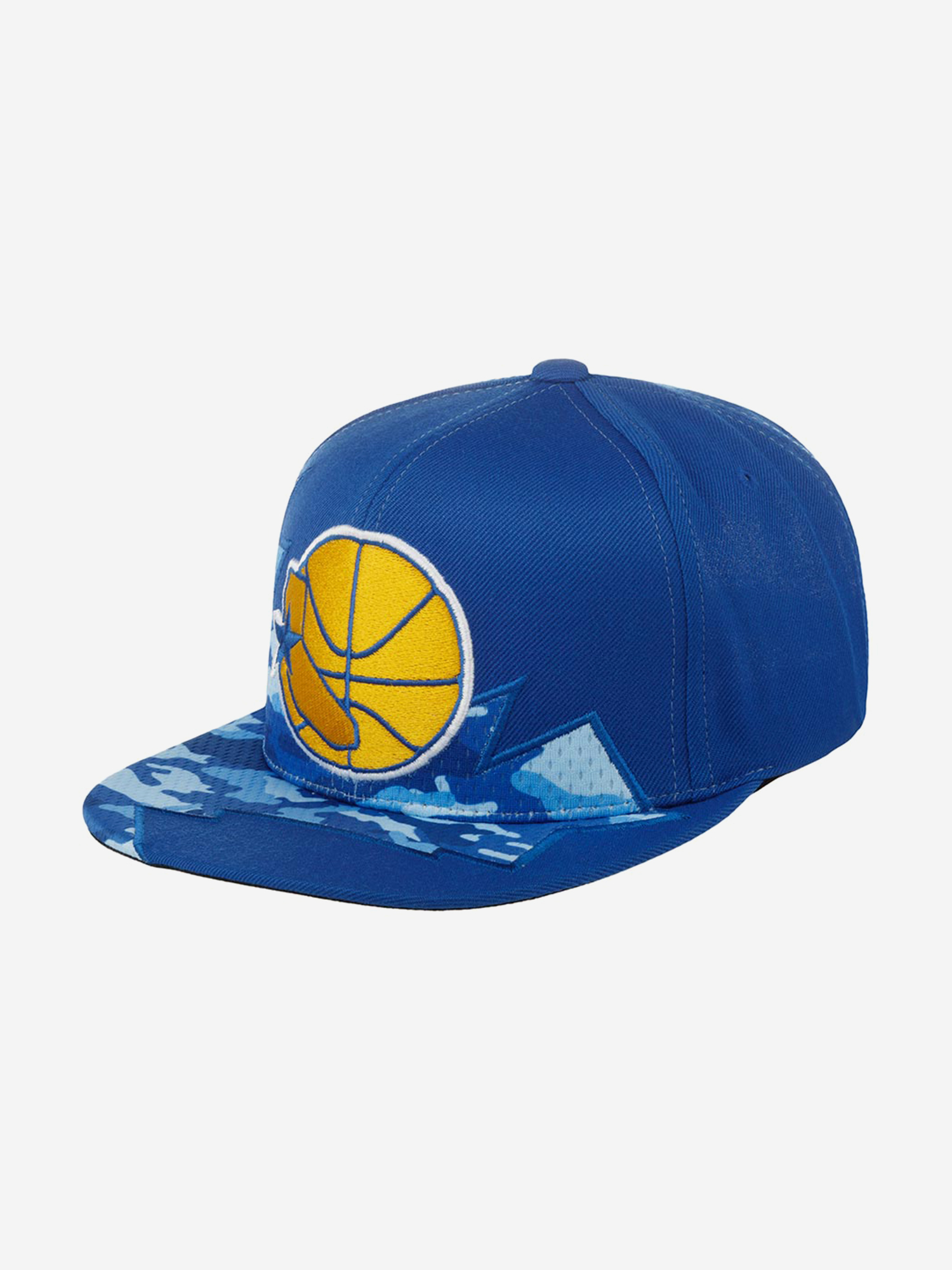 Изображение товара Бейсболка MITCHELL NESS с прямым козырьком Golden State Warriors NBA для взрослых
