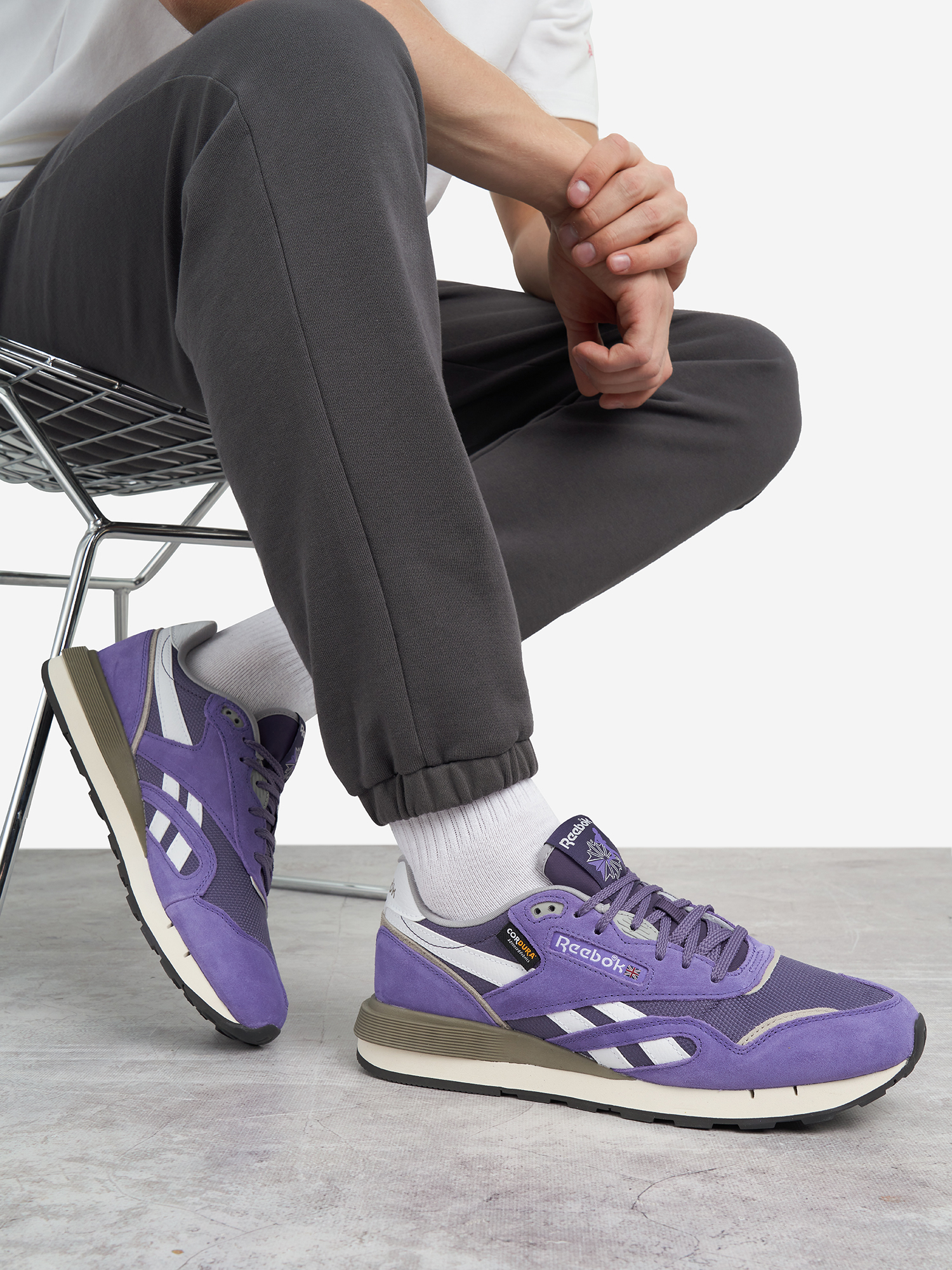 Кроссовки Reebok Classic Nylon 89, фиолетовый, арт. 25293