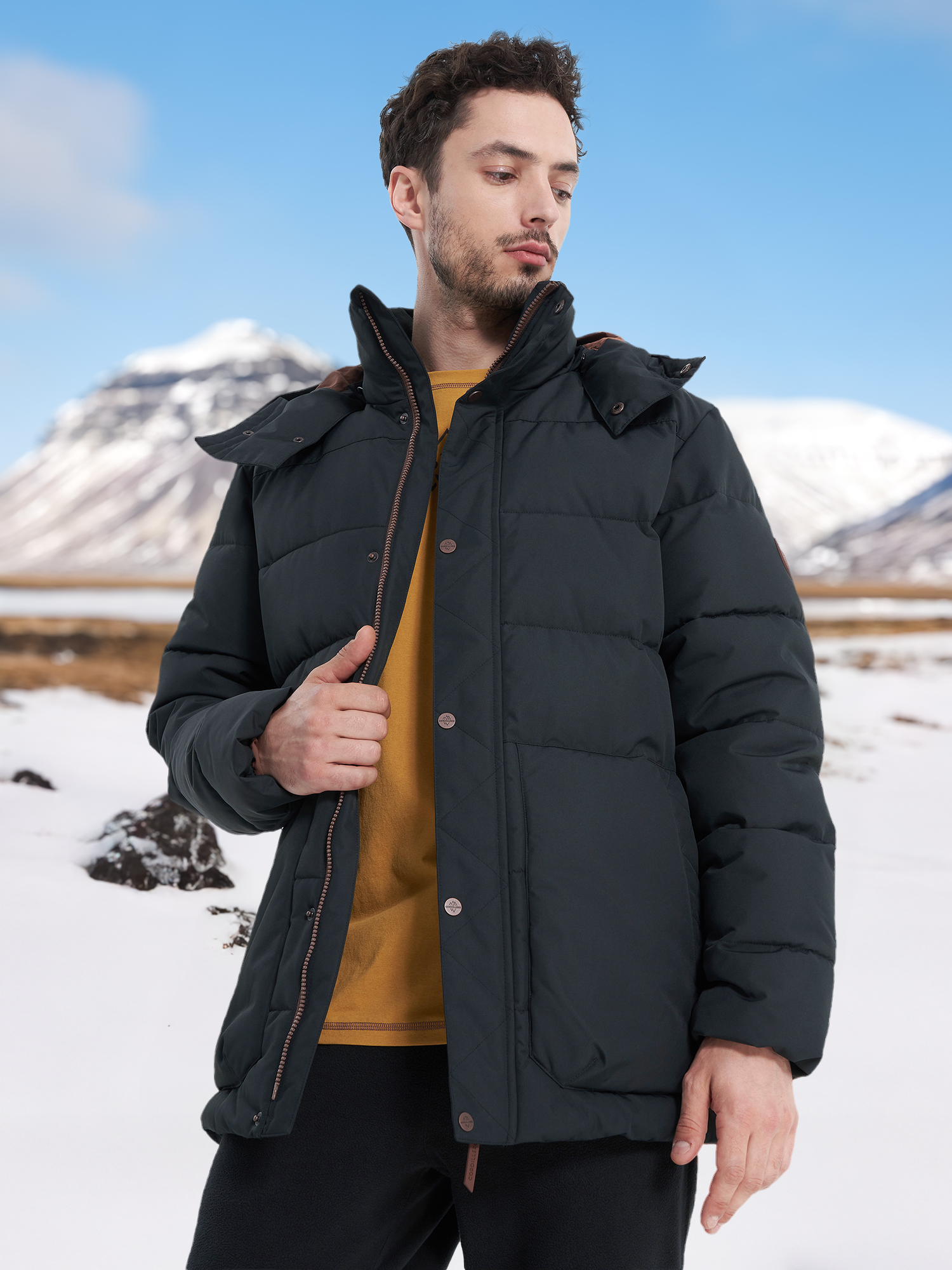 

Пуховик мужской Cordillero, Черный