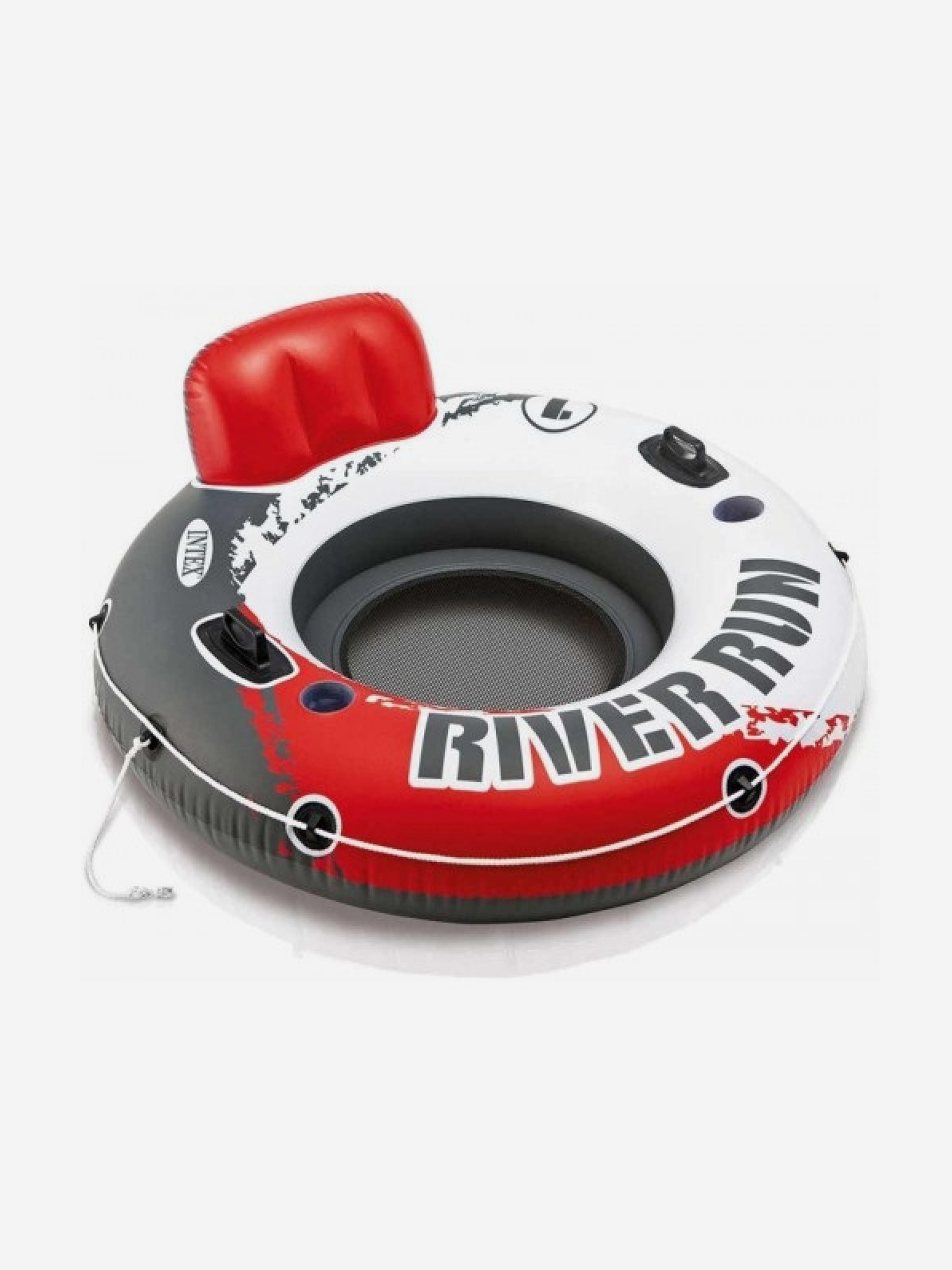 

Надувной круг Intex 56825 "Red River Run 1" с ручками, 135 см, Красный