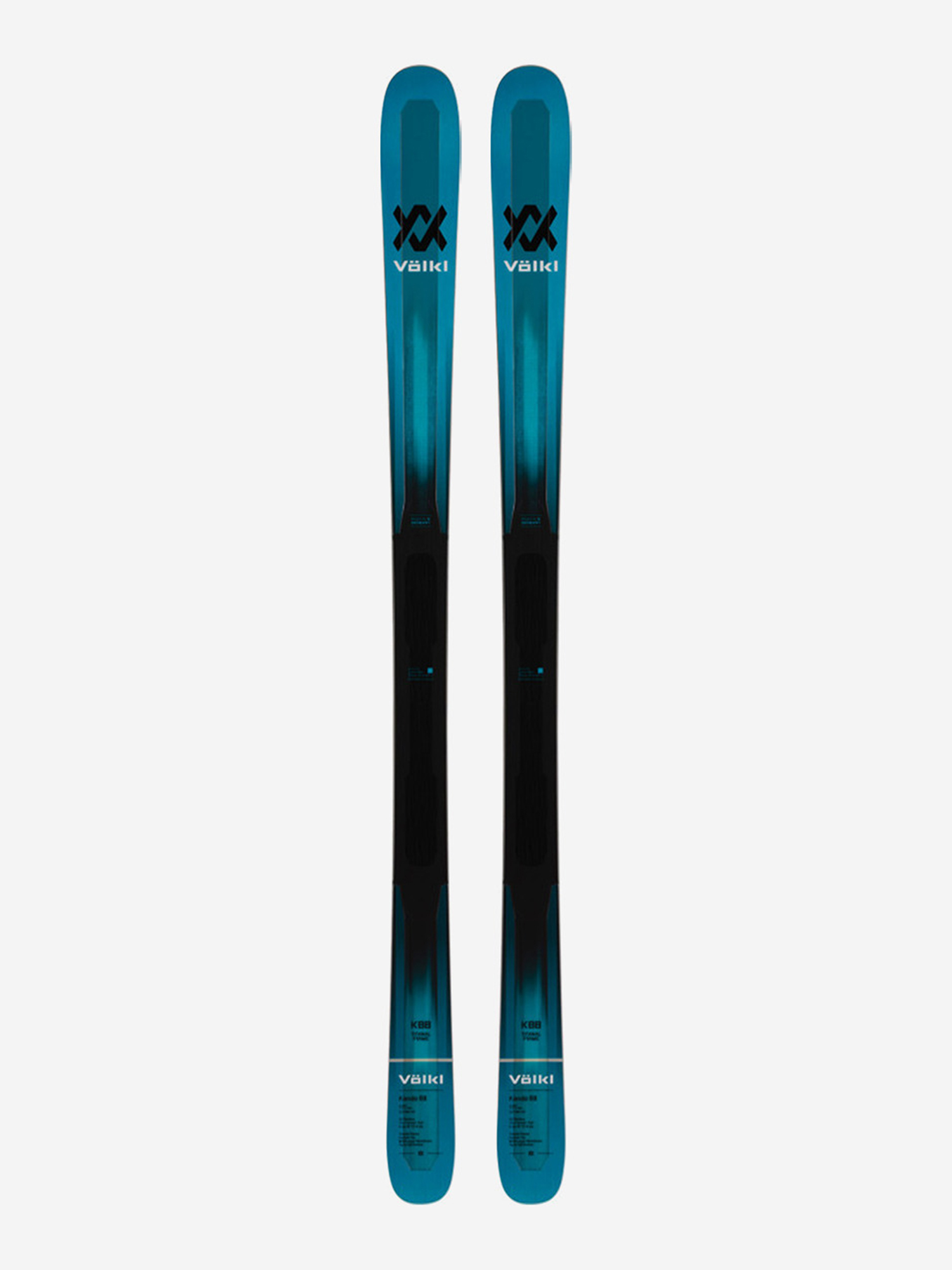 

Горные лыжи Volkl Kendo 88 + Attack 11 GW 21/22, Синий