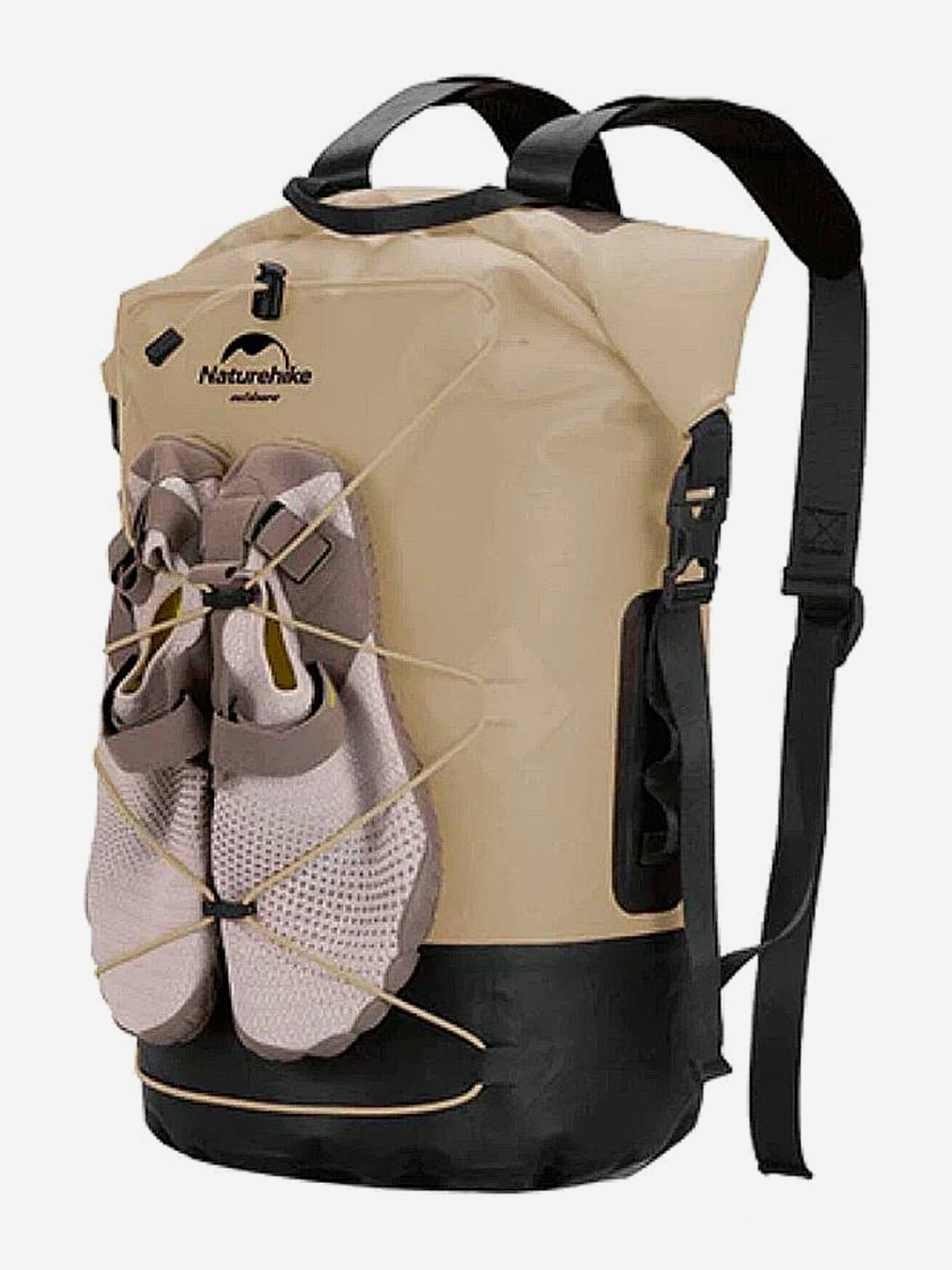 

Герморюкзак Naturehike NH21FSB04 30 л хаки, Зеленый