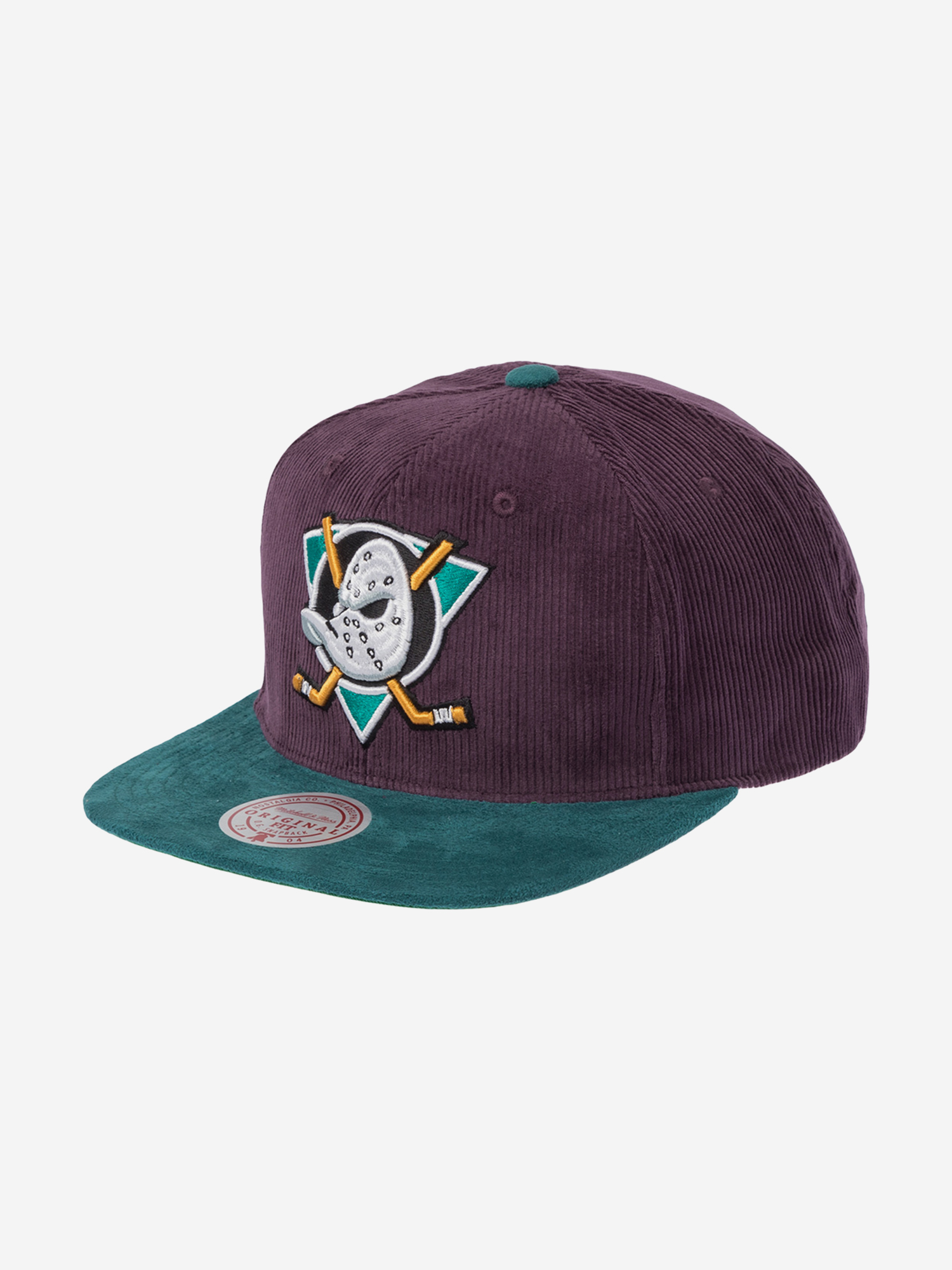 Изображение товара Бейсболка с прямым козырьком MITCHELL NESS HS10398-ADUPURP Anaheim Ducks NHL (фиолетовый)