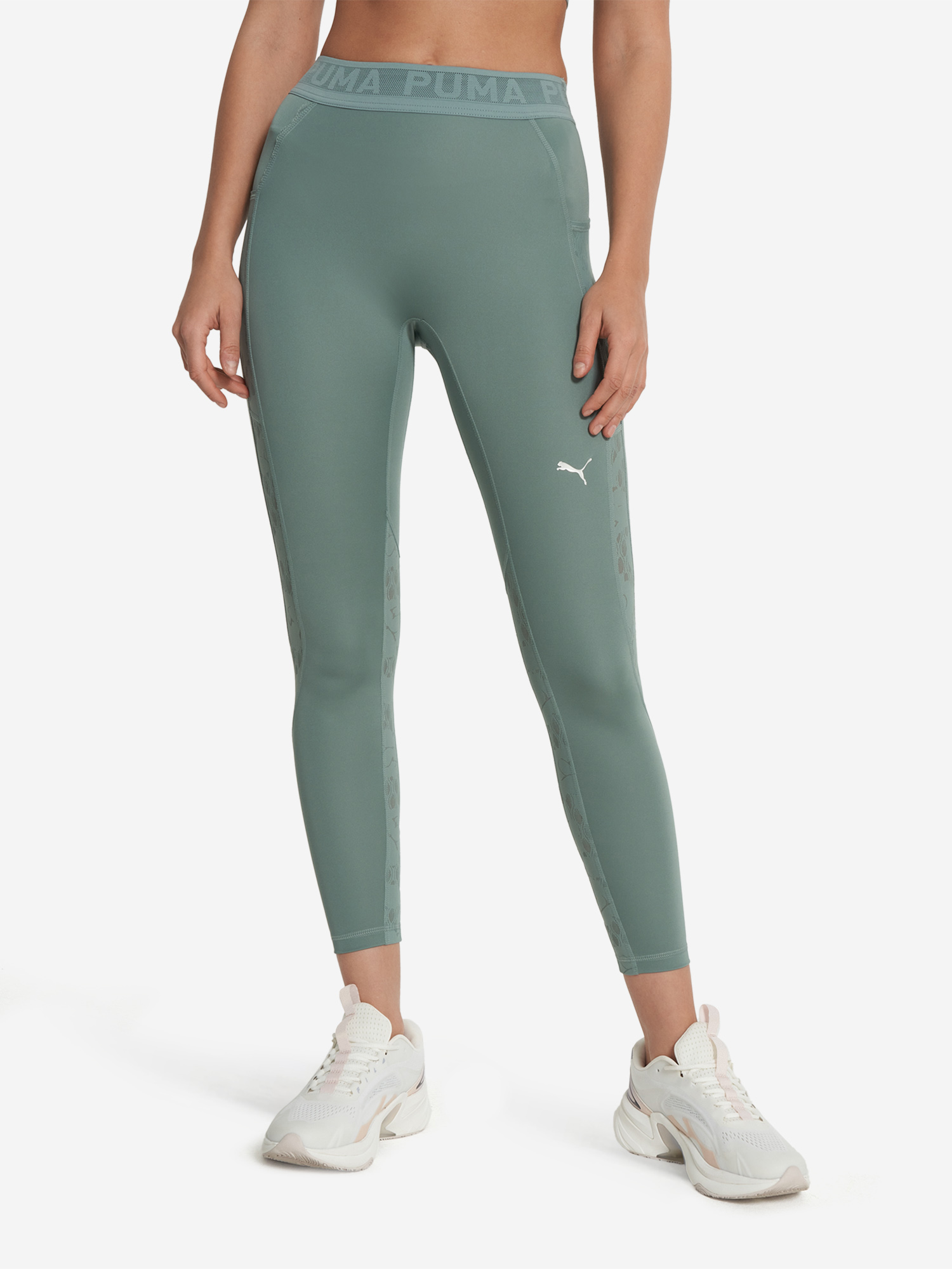 Легинсы женские PUMA Lace, Зеленый 2