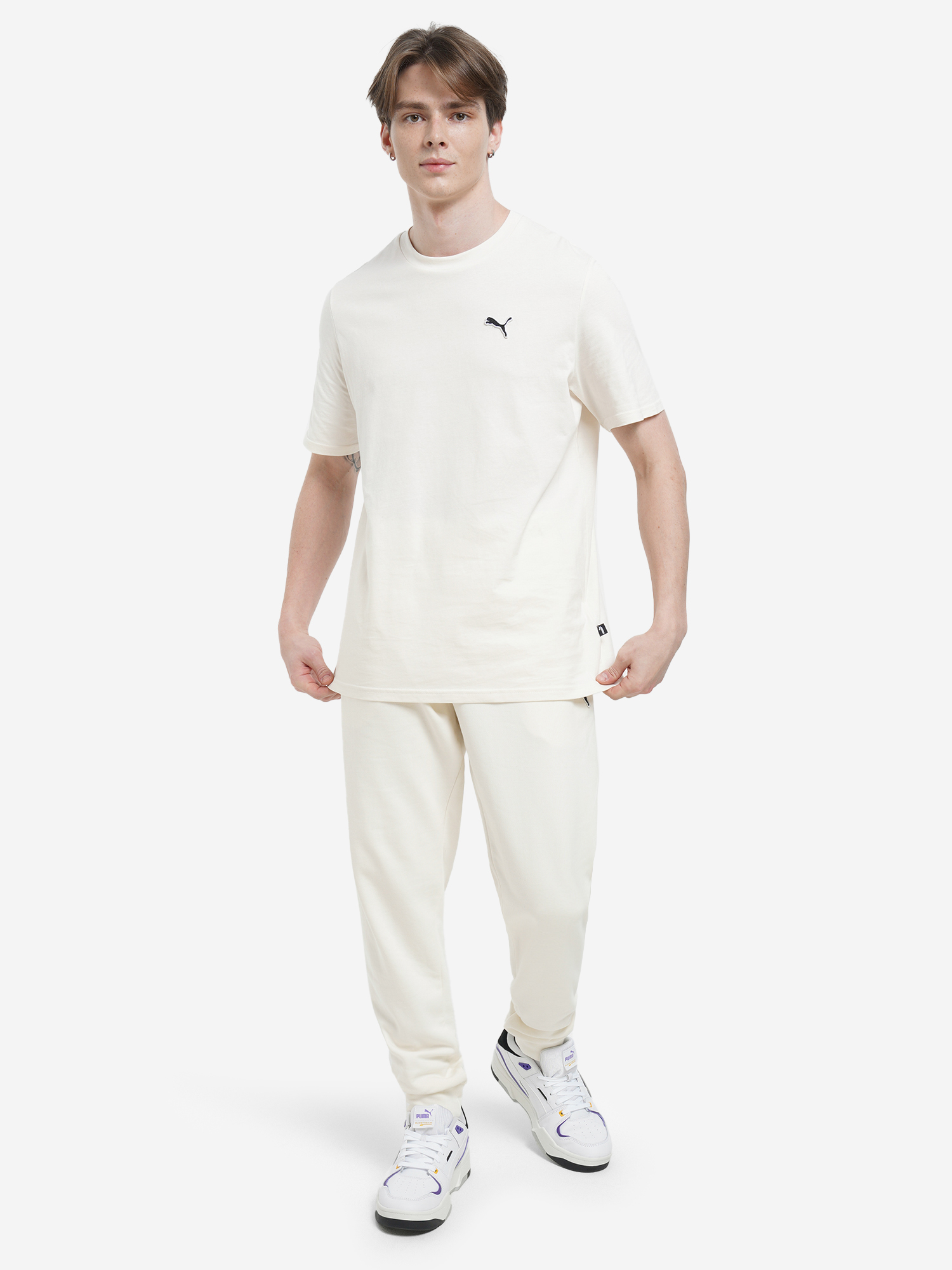 Футболка мужская PUMA Better Essentials, Бежевый 675977P0P-99, размер RUS 48-50 - фото 3