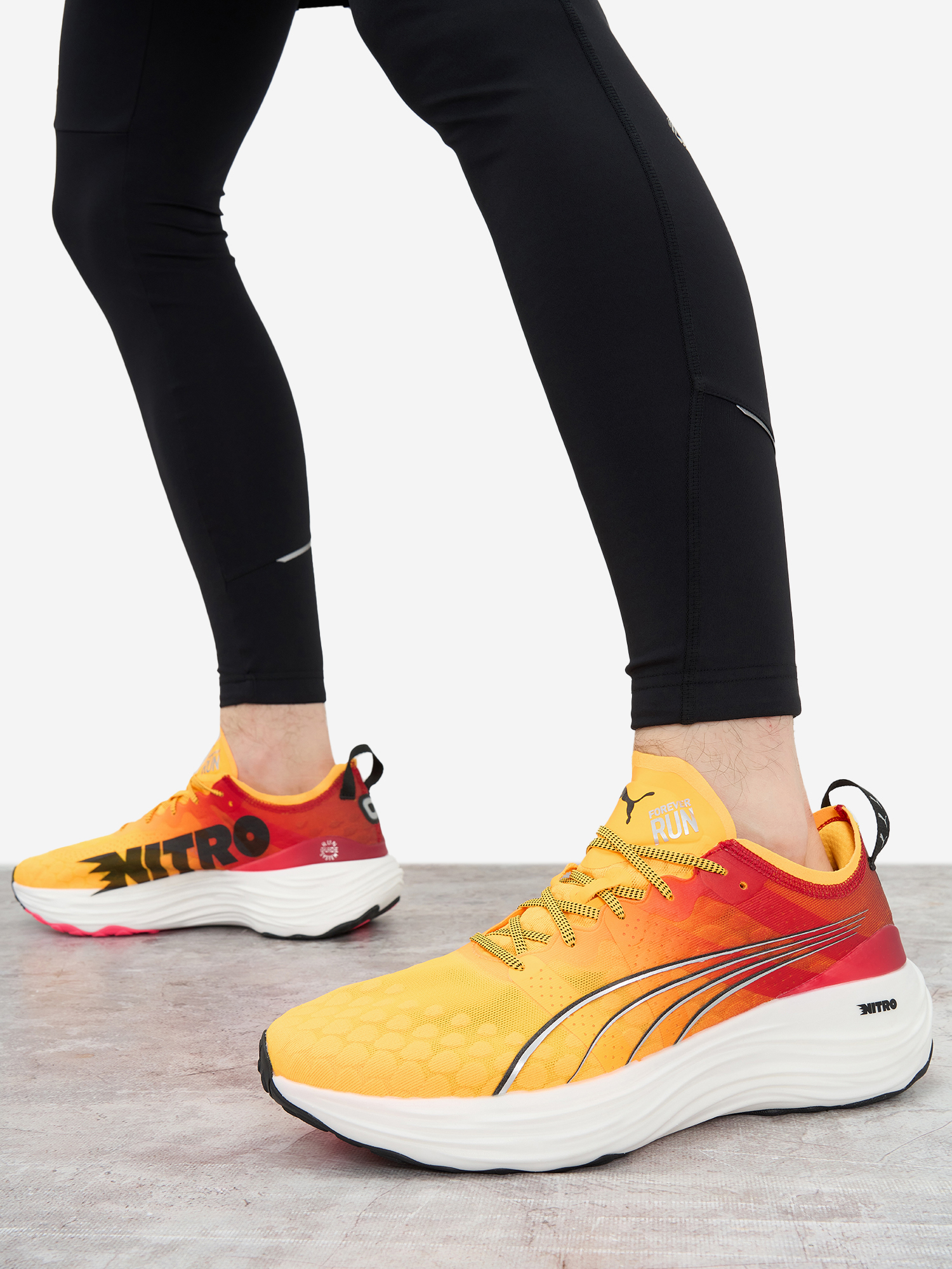 Кроссовки мужские PUMA Foreverrun Nitro Fade, Желтый Вид№2