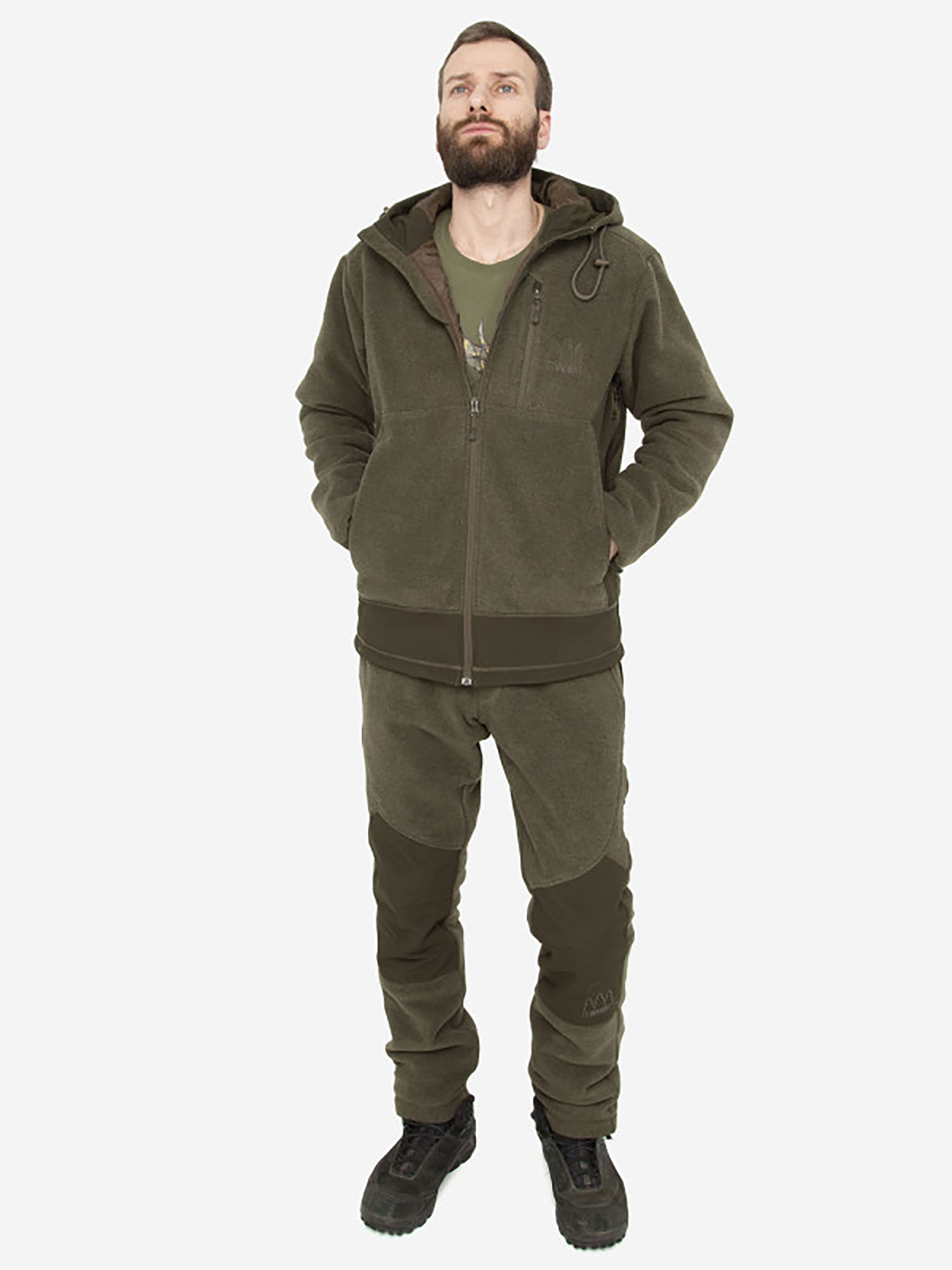 Костюм FINNHUNT Silent Fleece Green, Зеленый FH00112-01SZUJF3A-01, размер 58