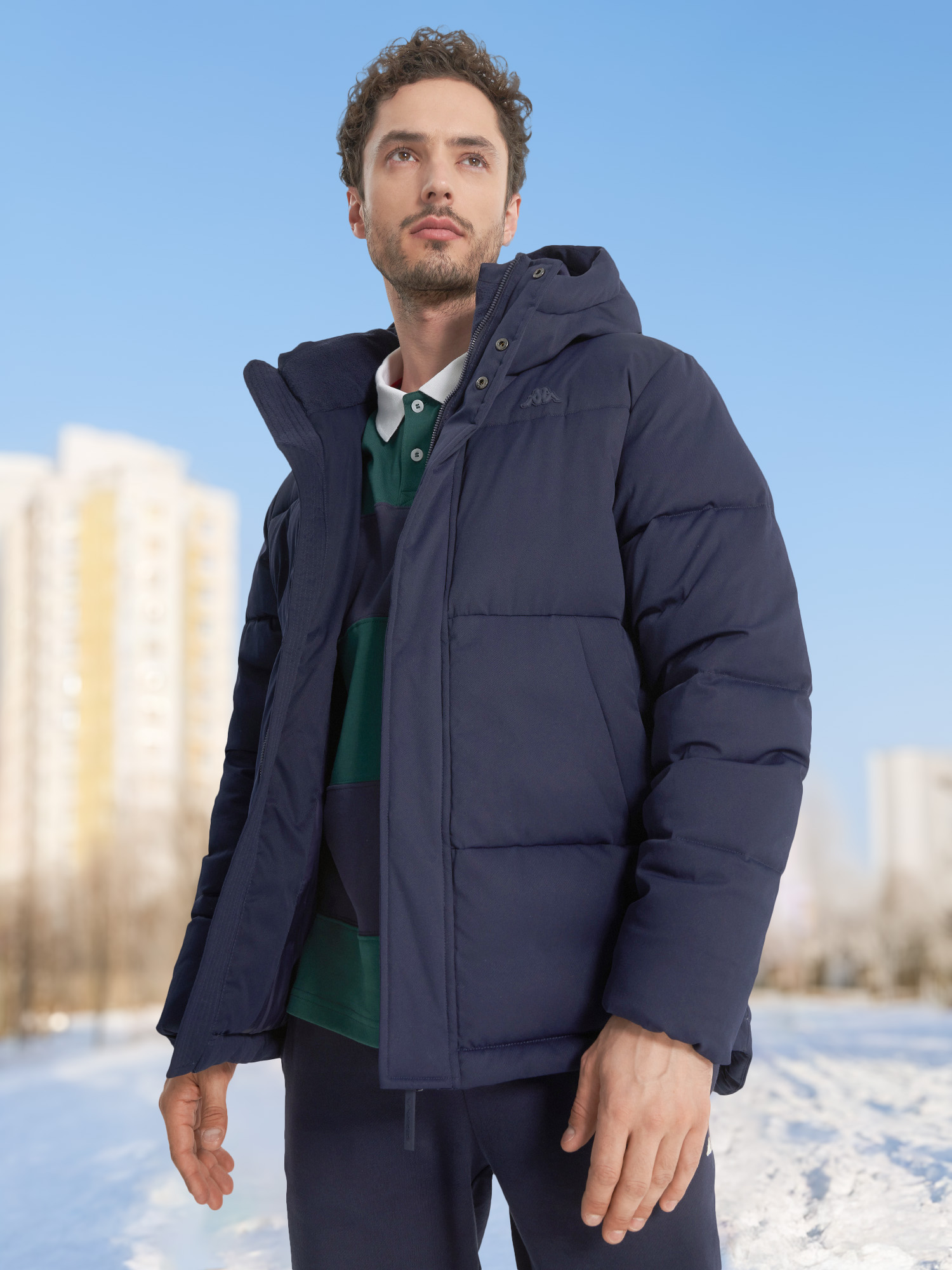 

Пуховик мужской Robe di Kappa, Синий