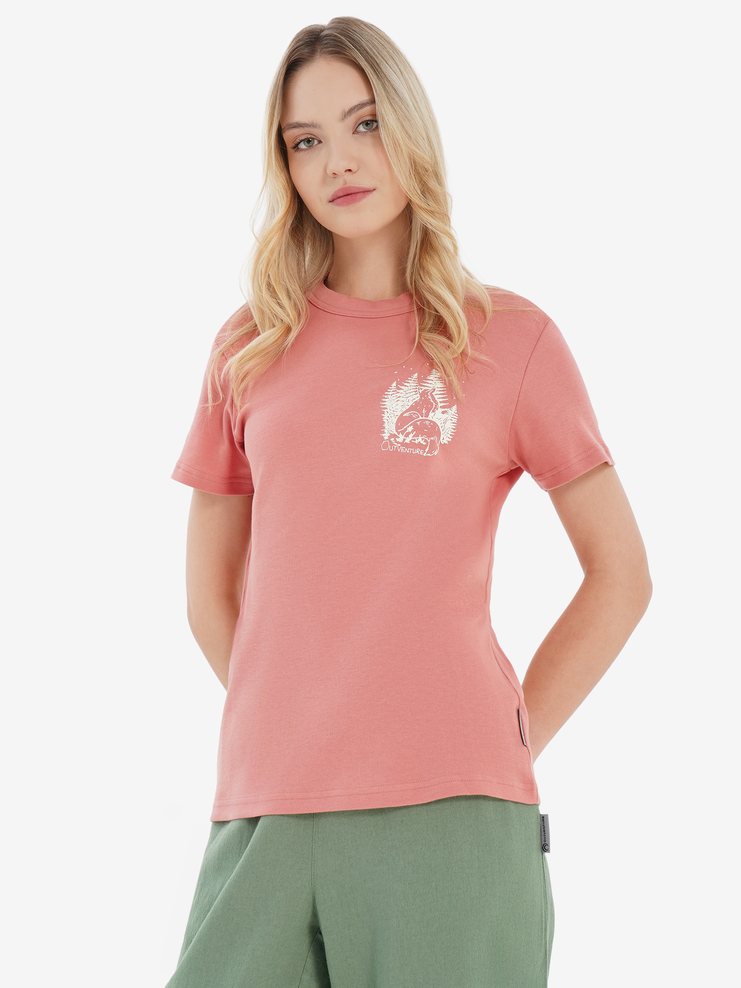 

Футболка женская Outventure, Розовый