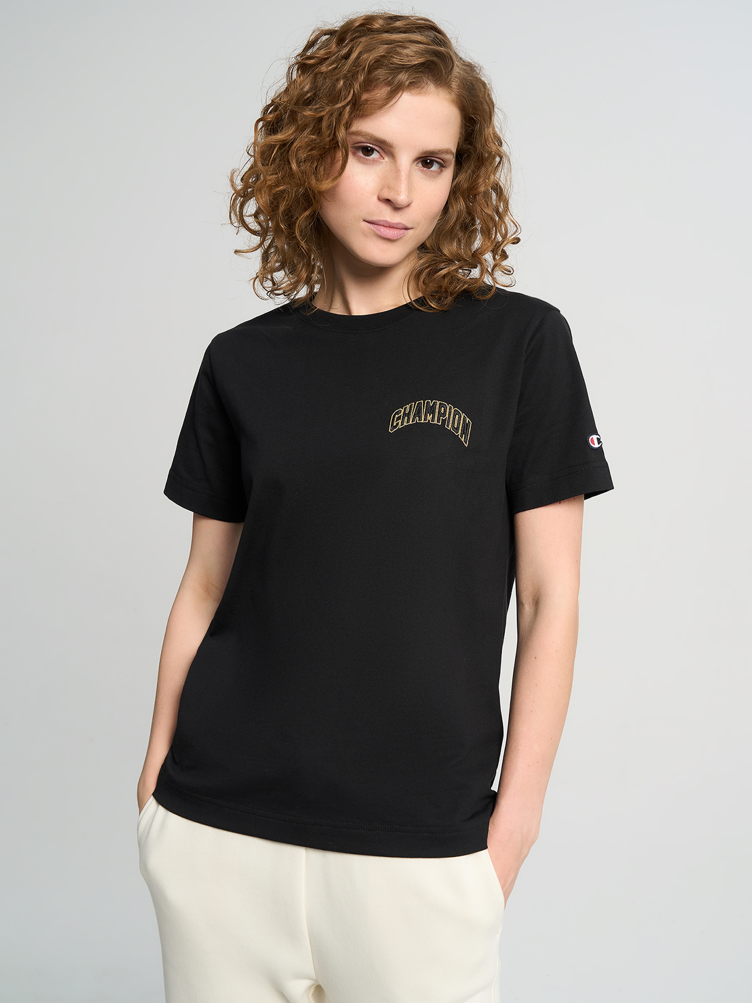 Футболка женская Champion Retro Sport, Черный