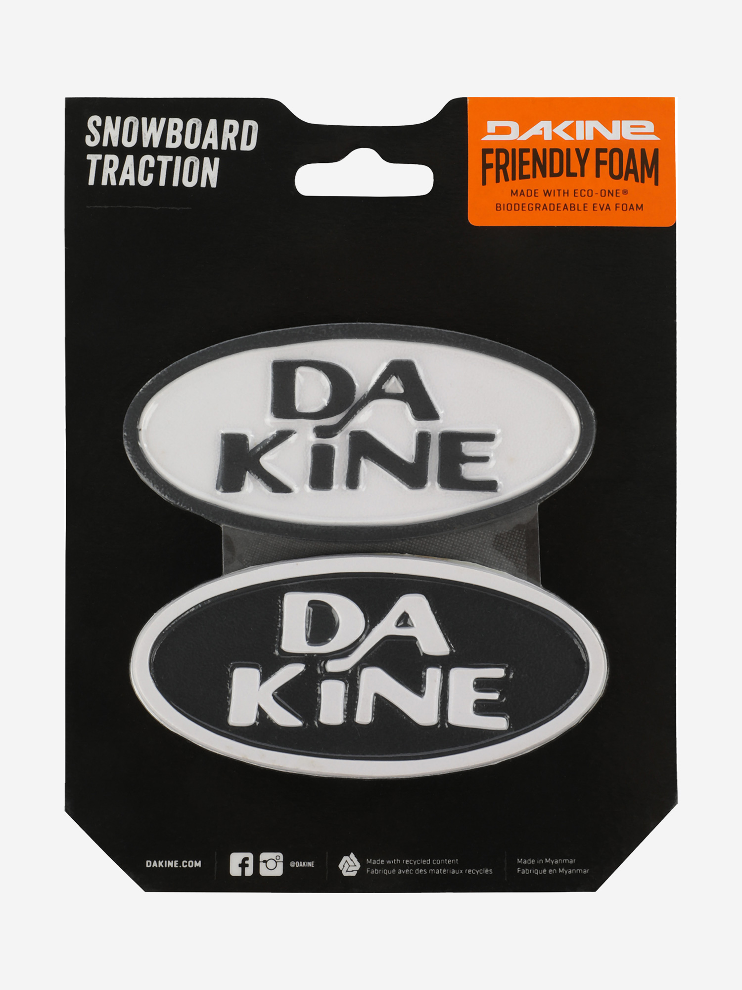 

Наклейка на сноуборд Dakine RETRO OVAL STOMP, Черный