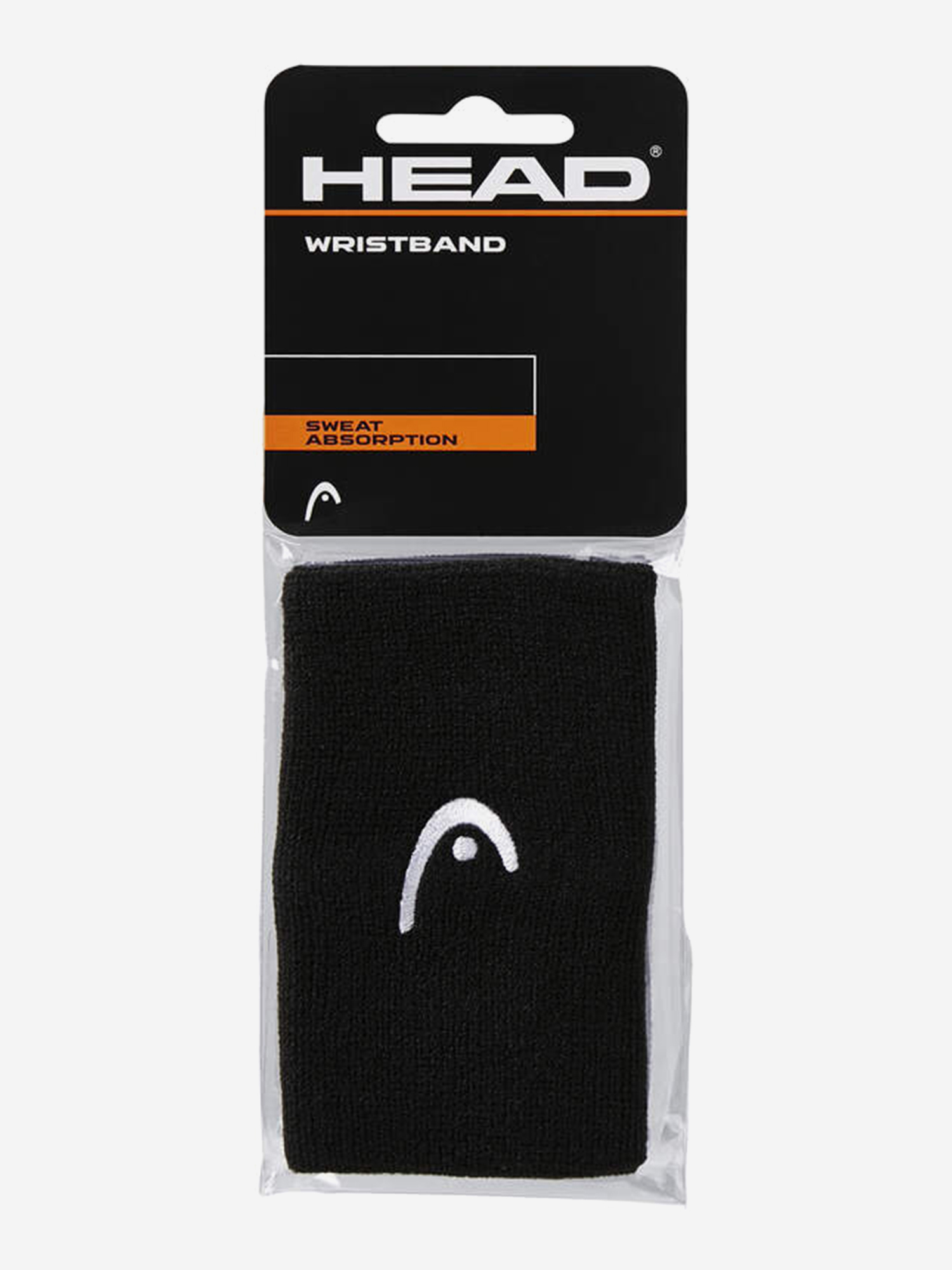 Изображение товара Напульсники Head для тенниса, унисекс, эластичные, черные 14.7 см
