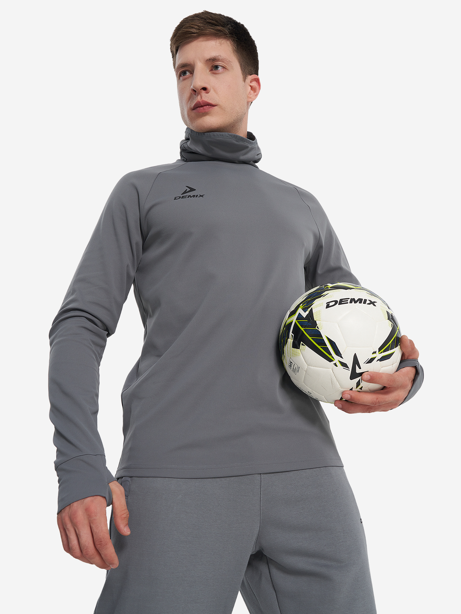 Изображение товара Джемпер тренировочный мужской Demix Playmaker, Графитовый