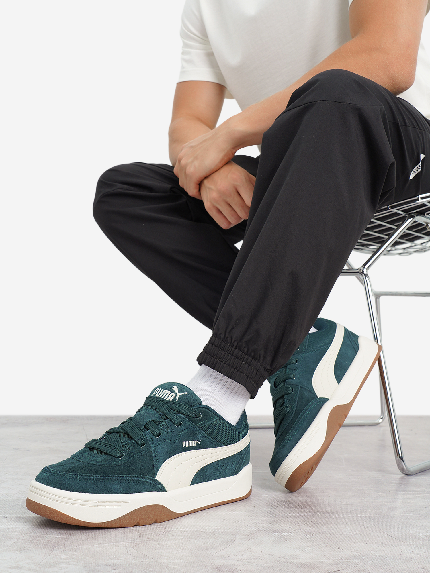 Кеды PUMA Park Lifestyle Sk8 Sd, зеленый, арт. 18653