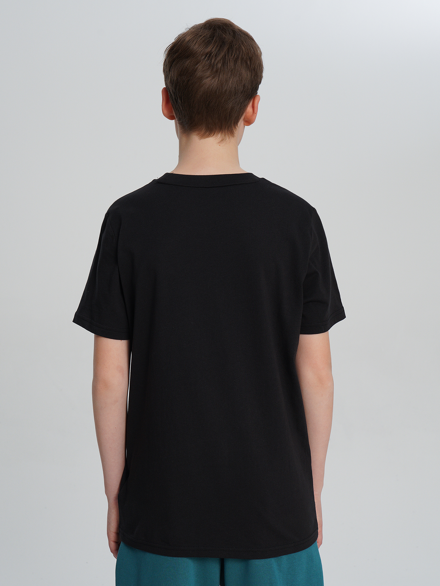Футболка для мальчиков PUMA Ess 2 Color No.1 Logo, Черный 3