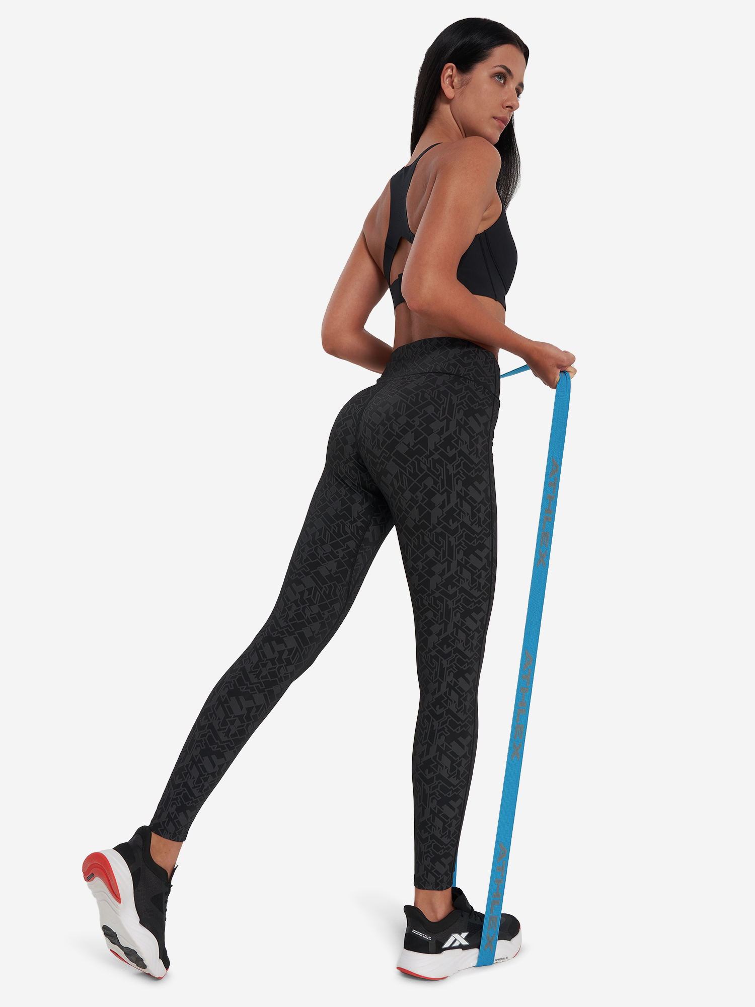 фото Легинсы женские athlex, черный