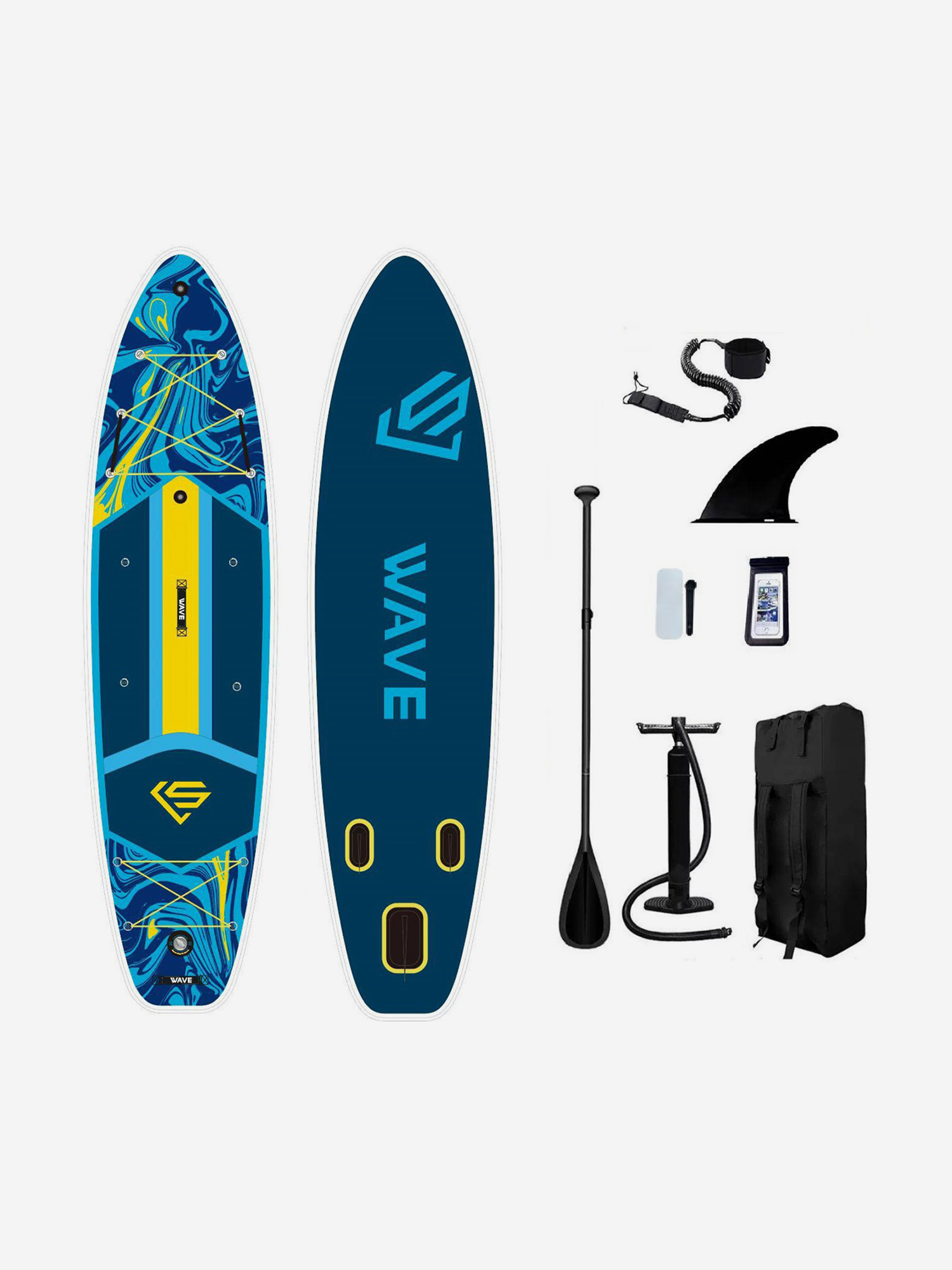 

SUP-доска WAVE Striped Blue 11,6', Синий