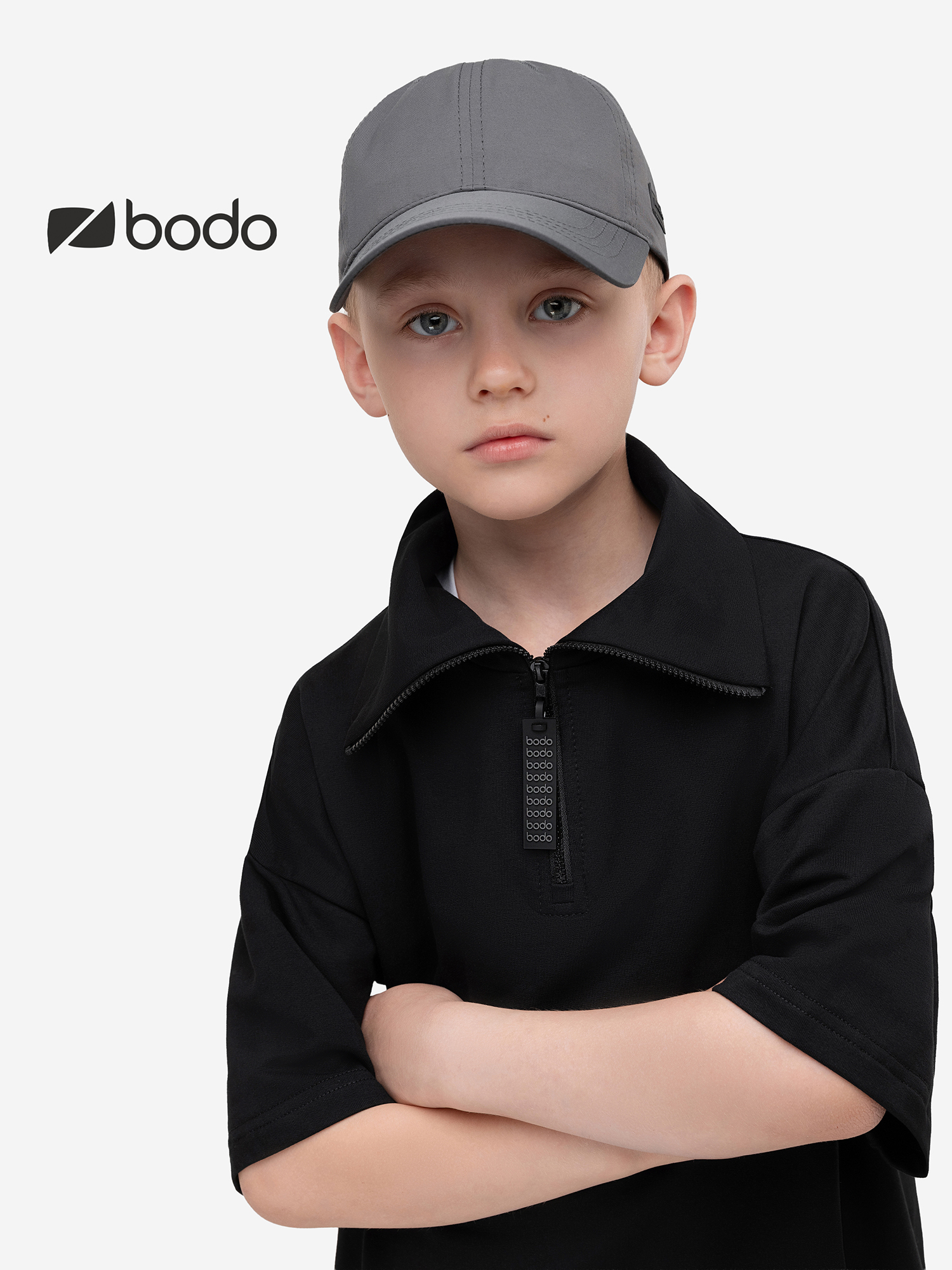 Изображение товара Бейсболка bodo, Темно-серый
