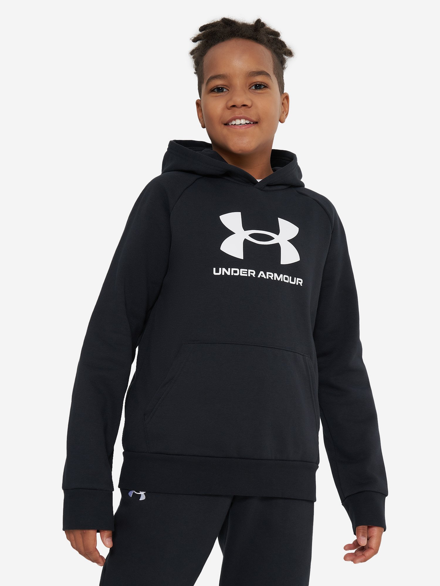 фото Худи для мальчиков under armour rival, черный