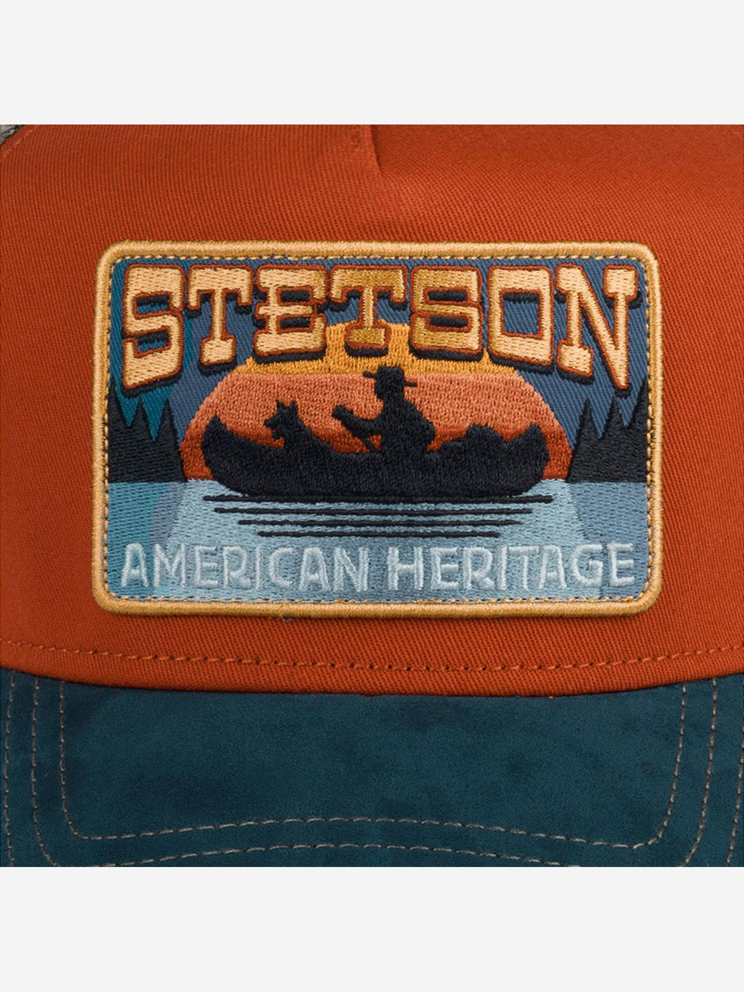 Бейсболка с сеточкой STETSON 7756114 TRUCKER CAP CANOE (оранжевый), Оранжевый 02-615XDOXS9Z-13, размер Без размера - фото 5