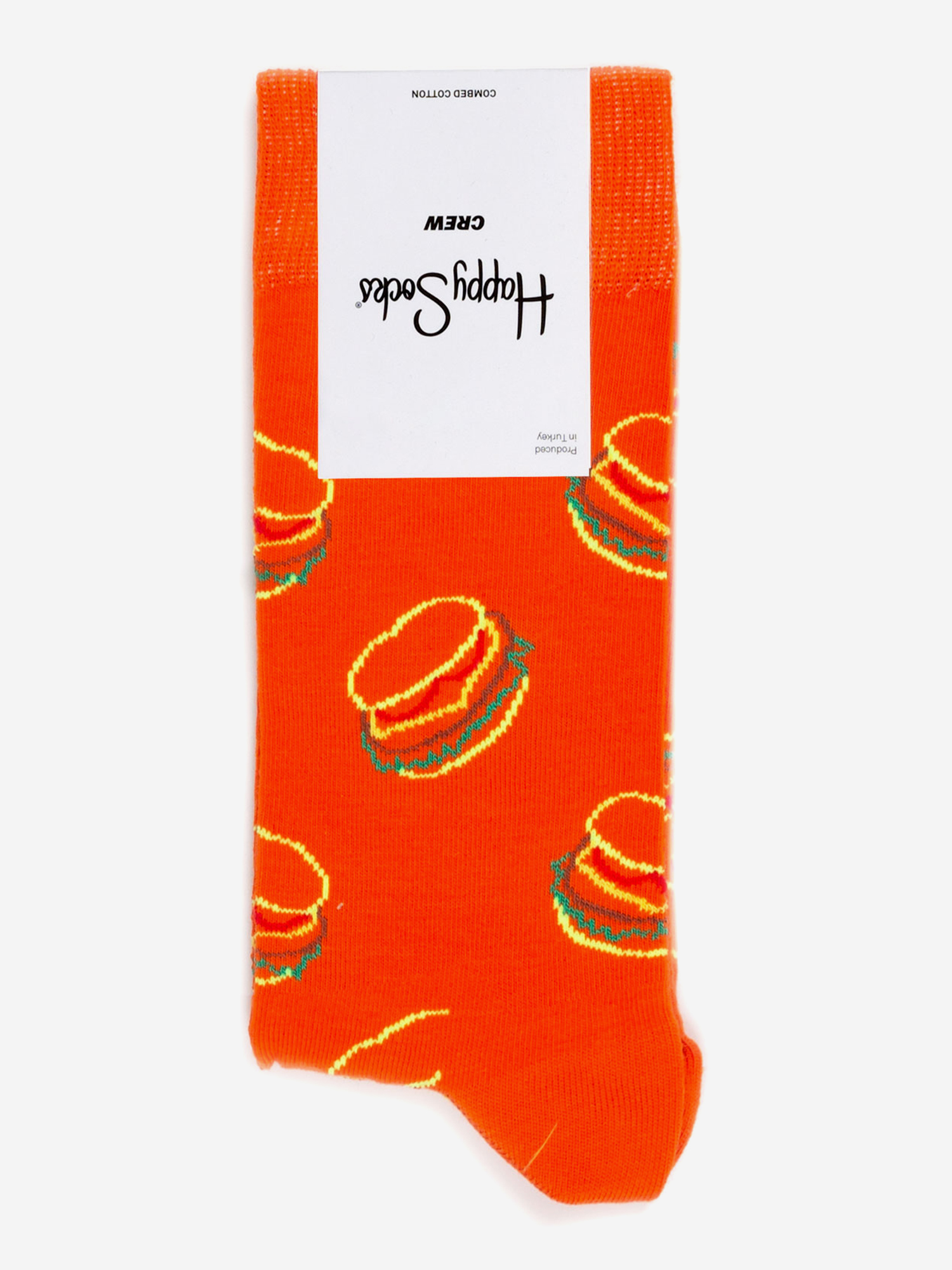 

Носки с рисунками Happy Socks, Lunch Time, Orange, Оранжевый