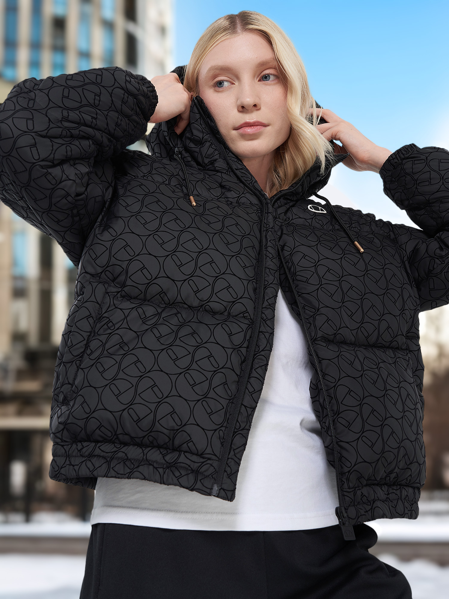 Куртка утепленная женская Ellesse, черный, арт. 23188