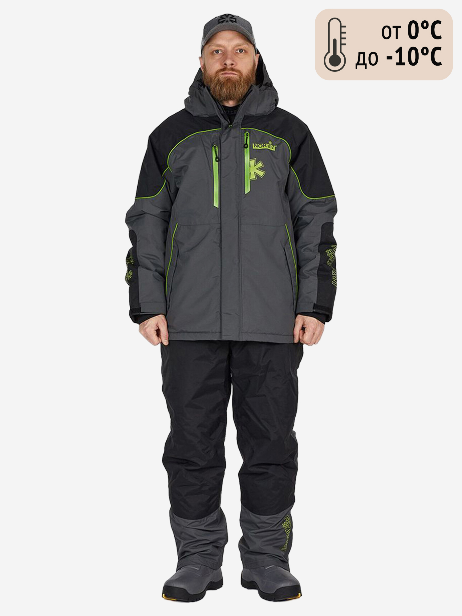 Изображение товара Костюм Norfin FEEDER THERMO для рыбалки и охоты куртка+полукомбинезон