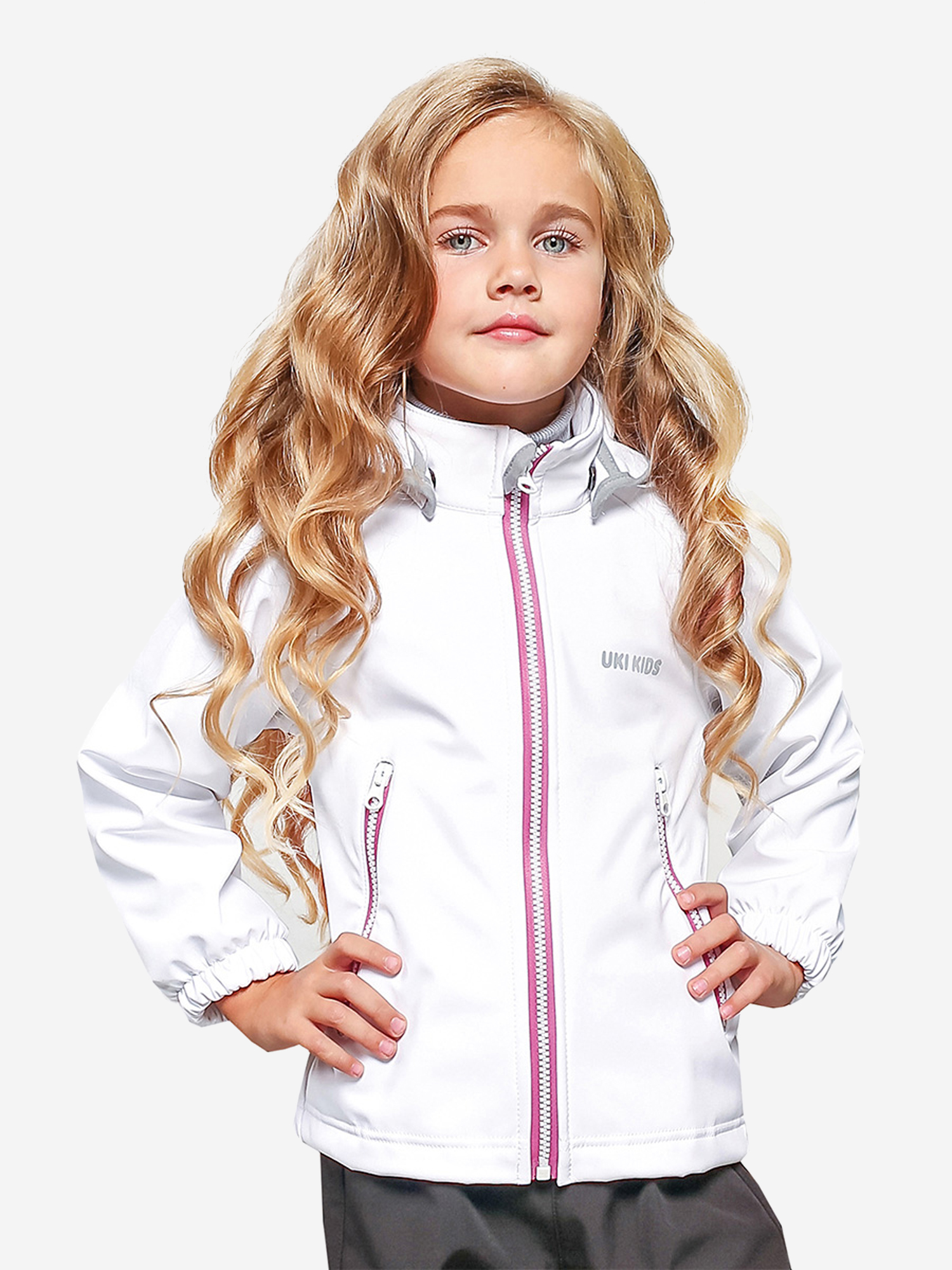 

Куртка из софтшелла детская UKI KiDS, Белый