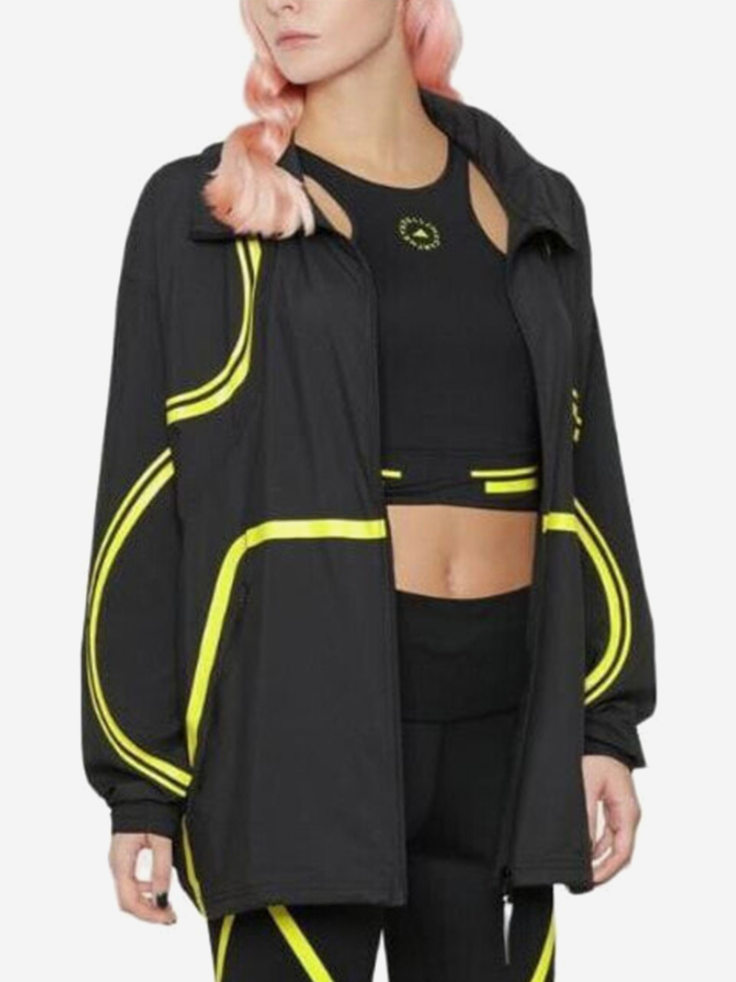 Изображение товара Кроп-топ для бега Adidas Stella McCartney женский спортивный стиль симпатичный