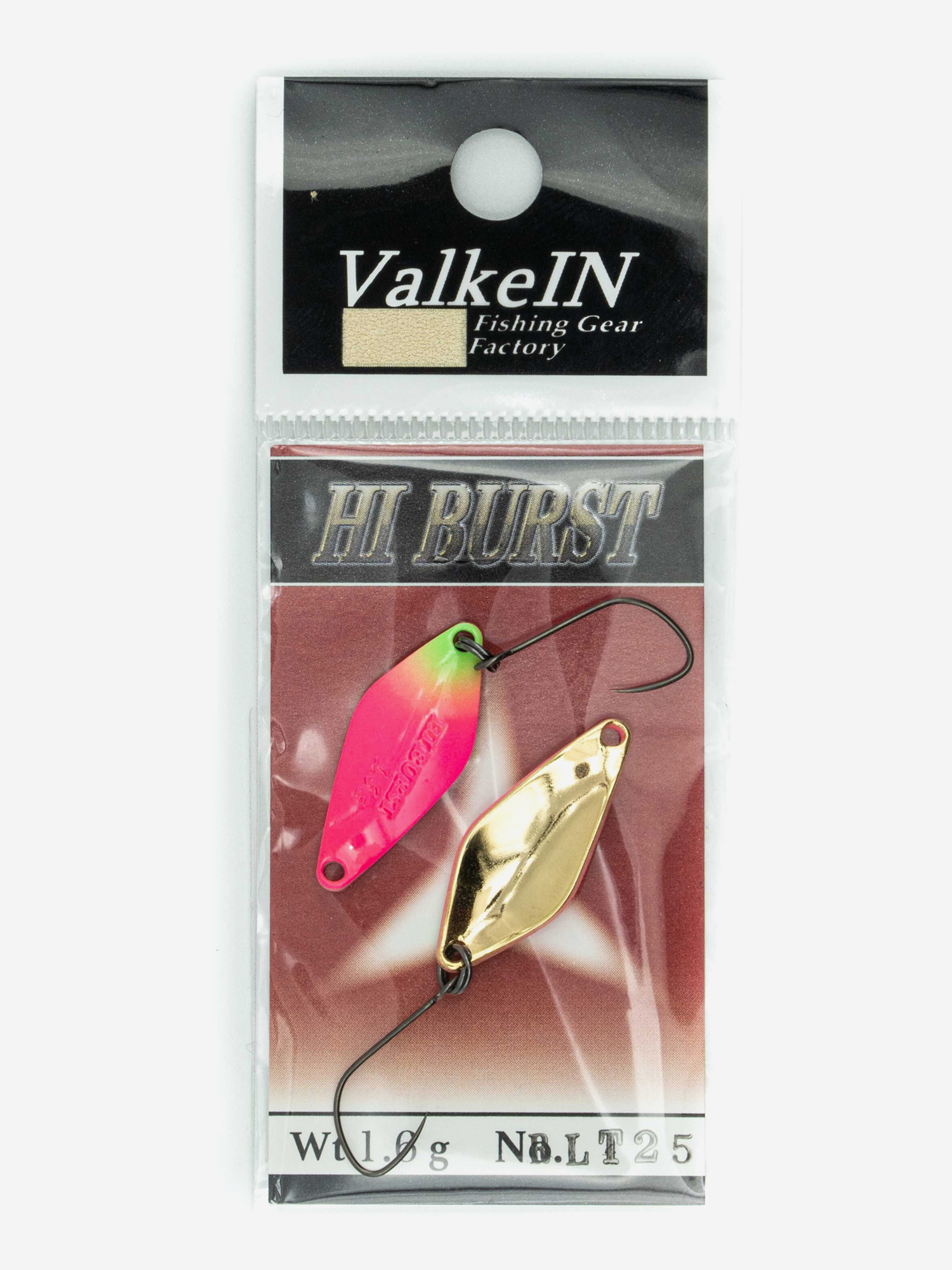 

Блесна VALKEIN HI BURST 2.4гр цвет RLT25 Hot Pink, Мультицвет