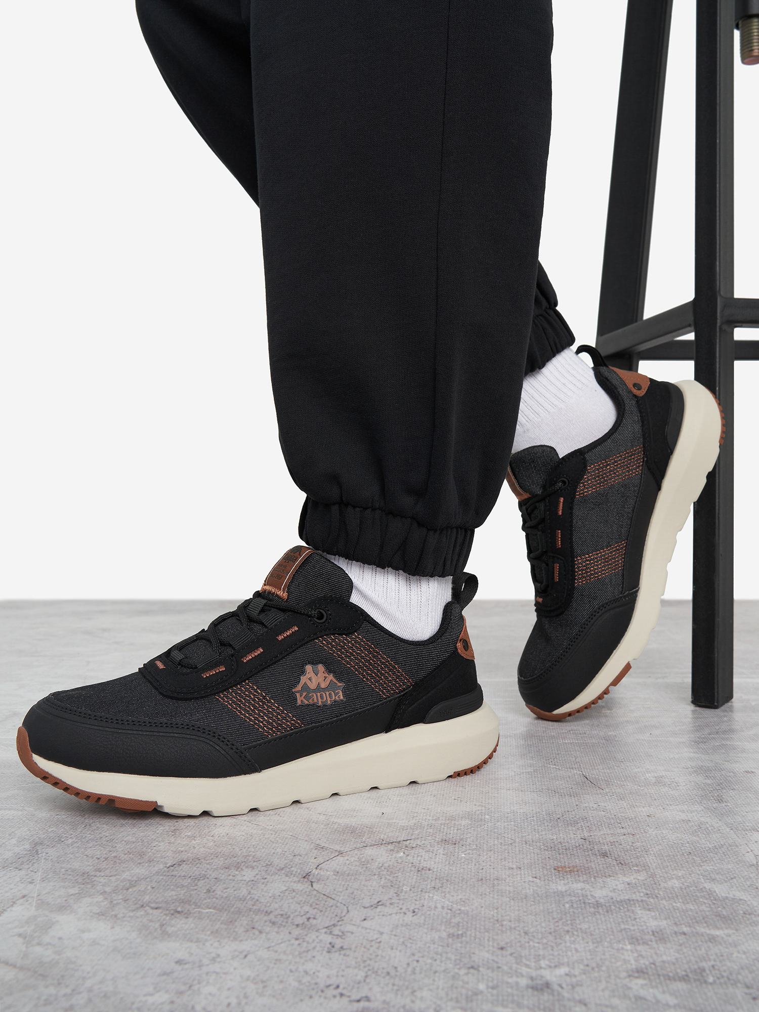 Кроссовки Kappa Authentic Jeans, черный, арт. 35865