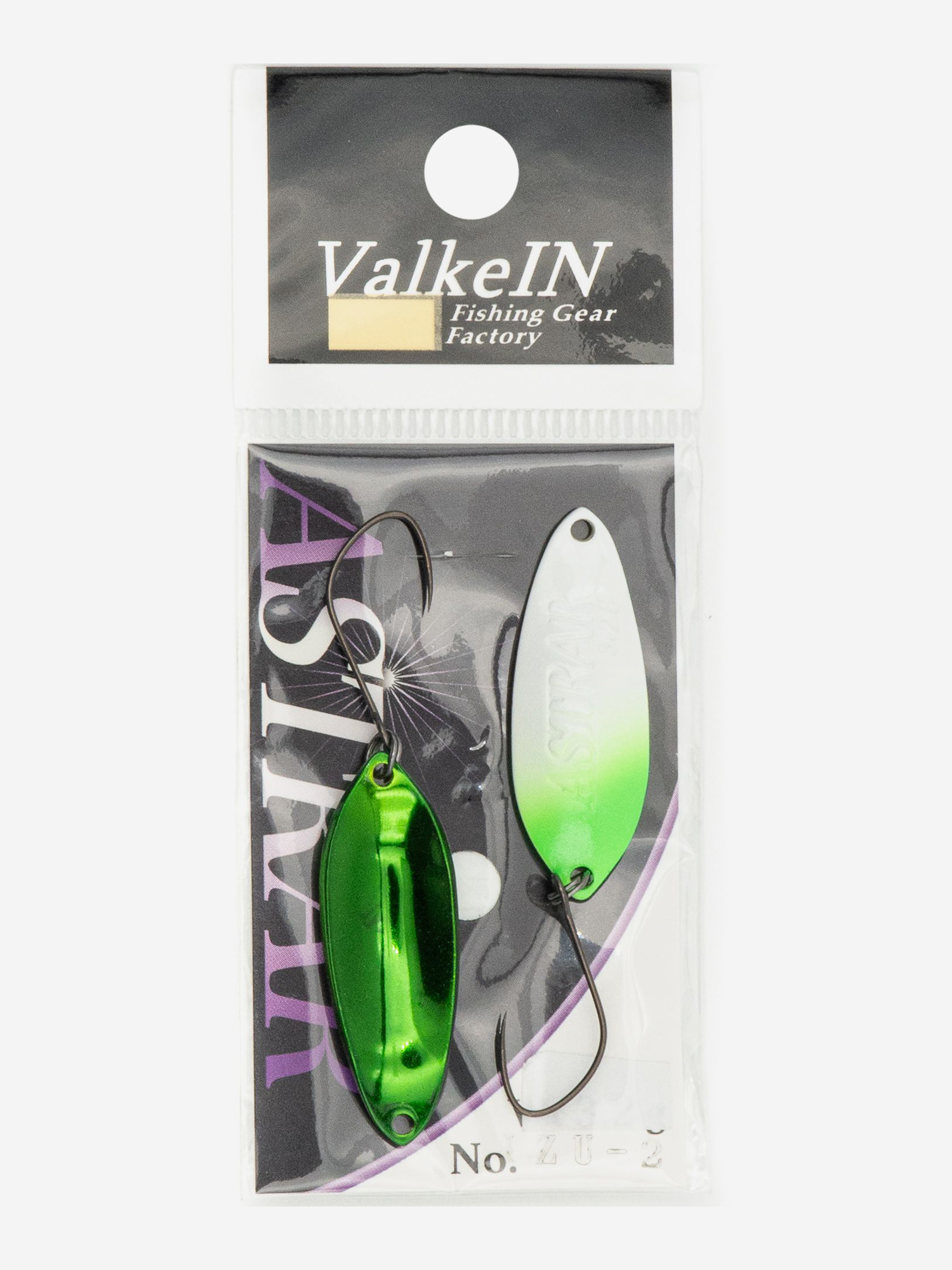 

Блесна ValkeIN Astrar,  г, IZU-02 Green Glow, Мультицвет