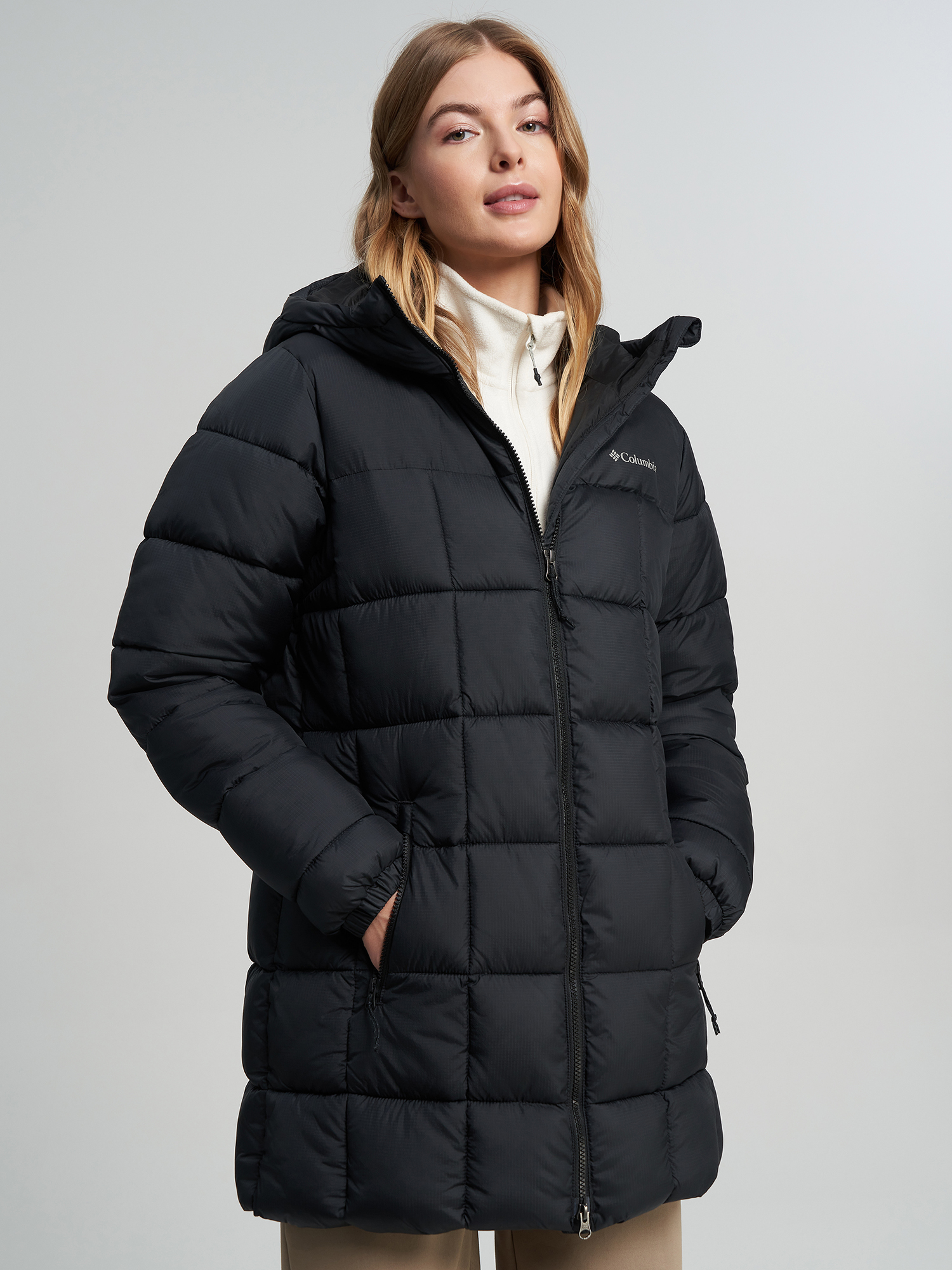 Пуховик женский Columbia Puffect III Mid Jacket, Черный