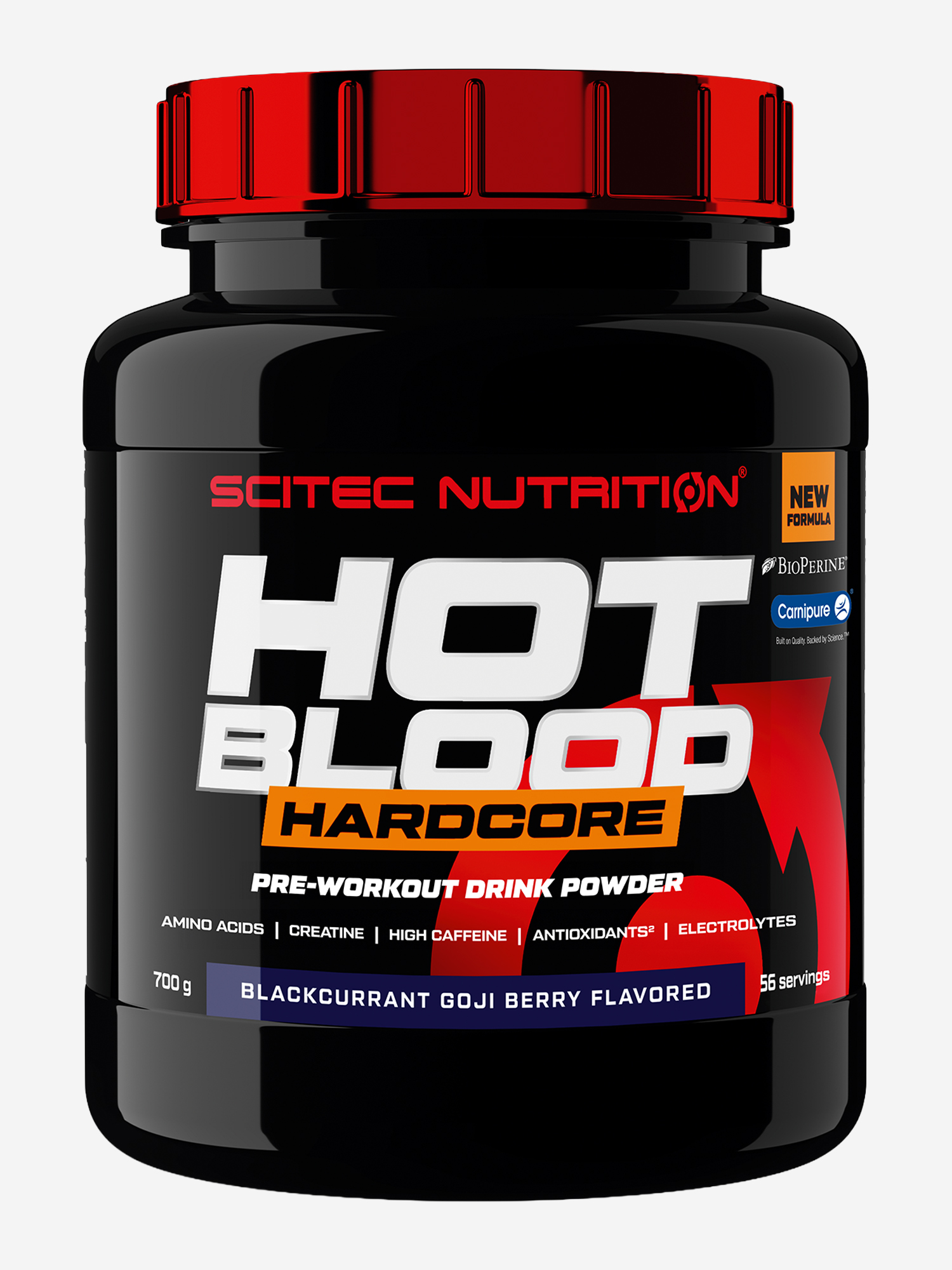 Изображение товара Предтренировочный комплекс Hot Blood hardcore 700 г ягоды годжи для силовых тренировок