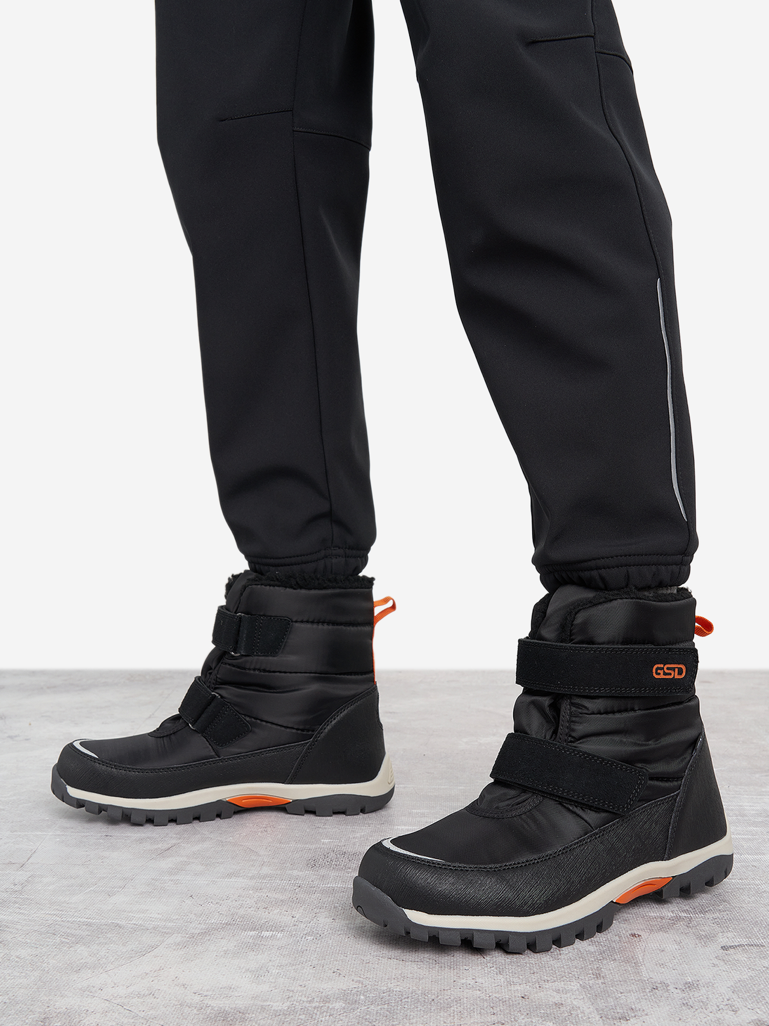 Ботинки утепленные для мальчиков GSD, черный, арт. 143415g17-99