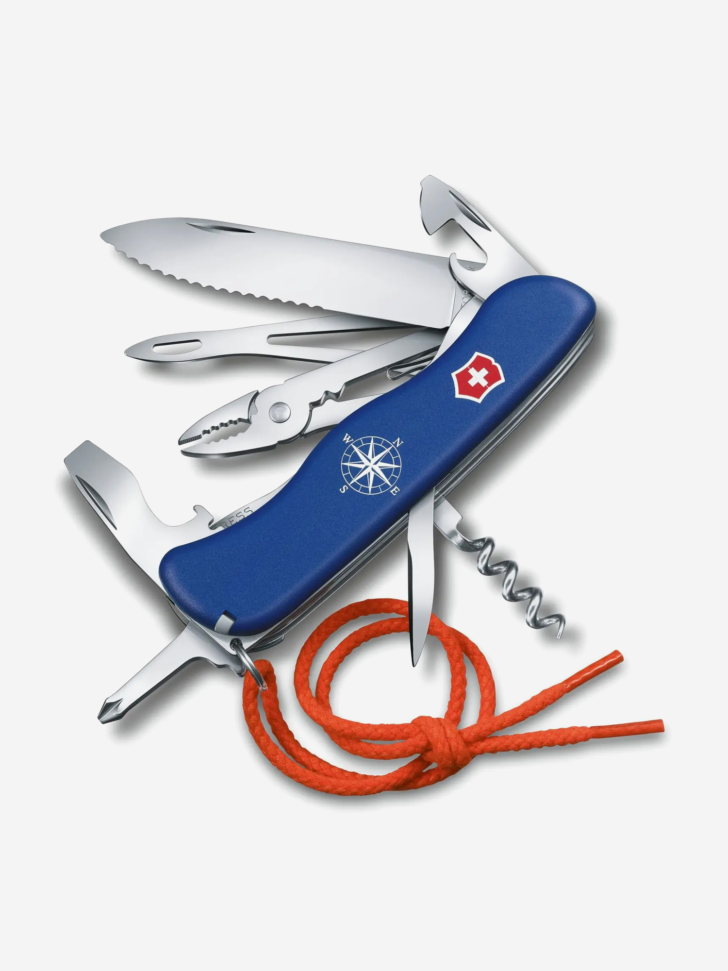 

Нож складной Victorinox Skipper, 111 мм, 18 функций, Синий