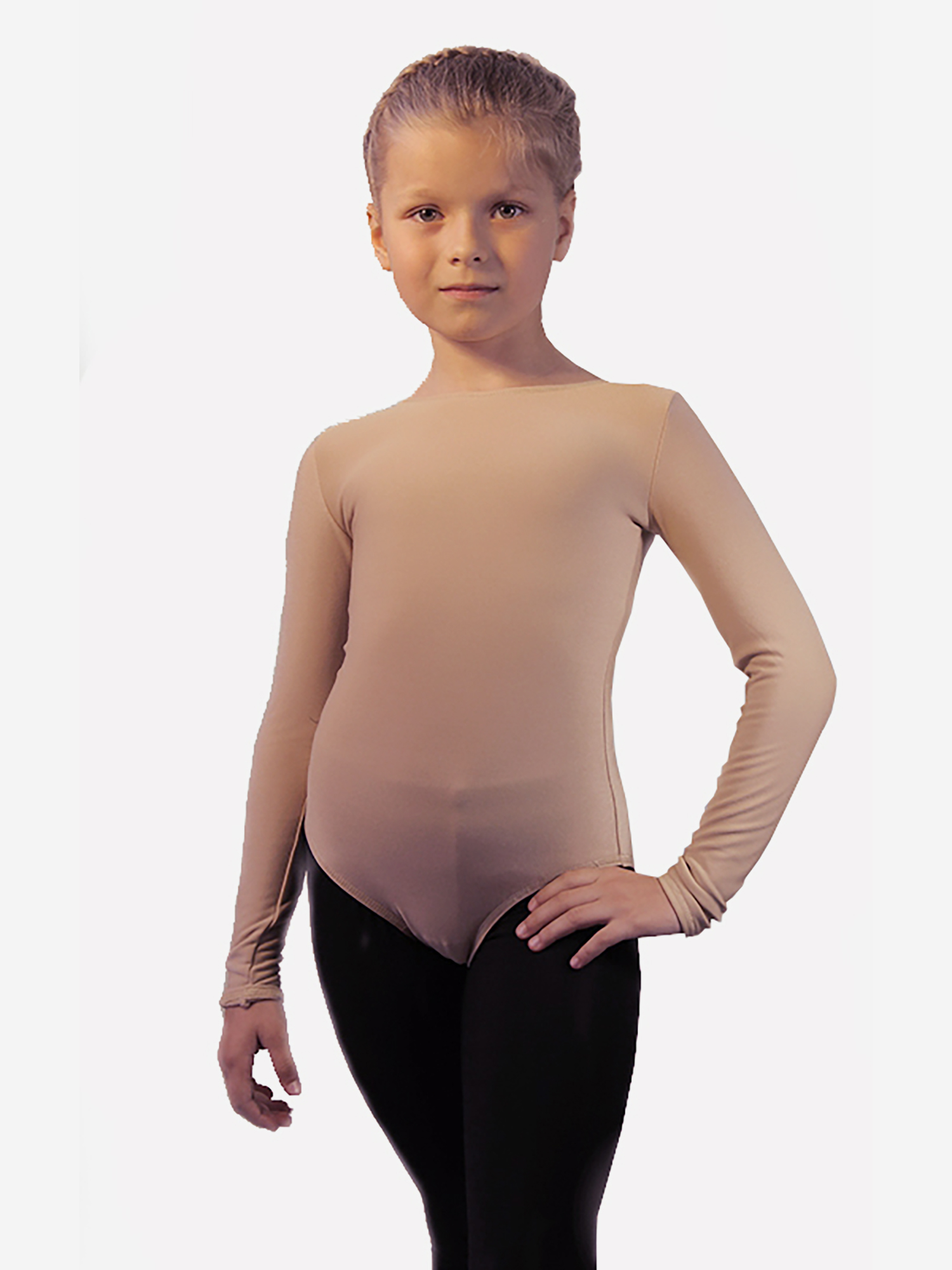 

Термободи для фигурного катания с вырезом IceDress, Бежевый