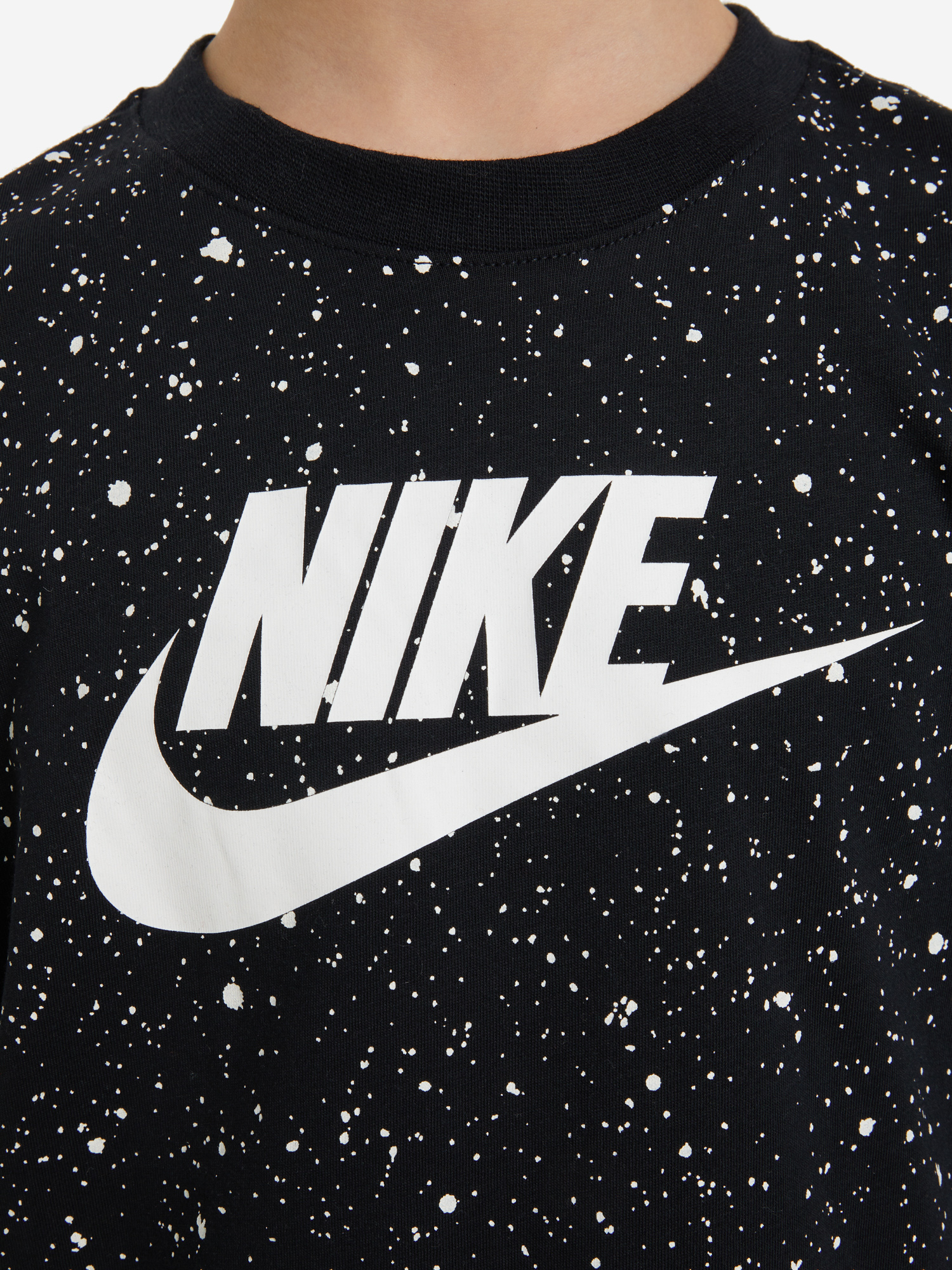 Футболка для мальчиков Nike tee club trend, Черный Вид№4