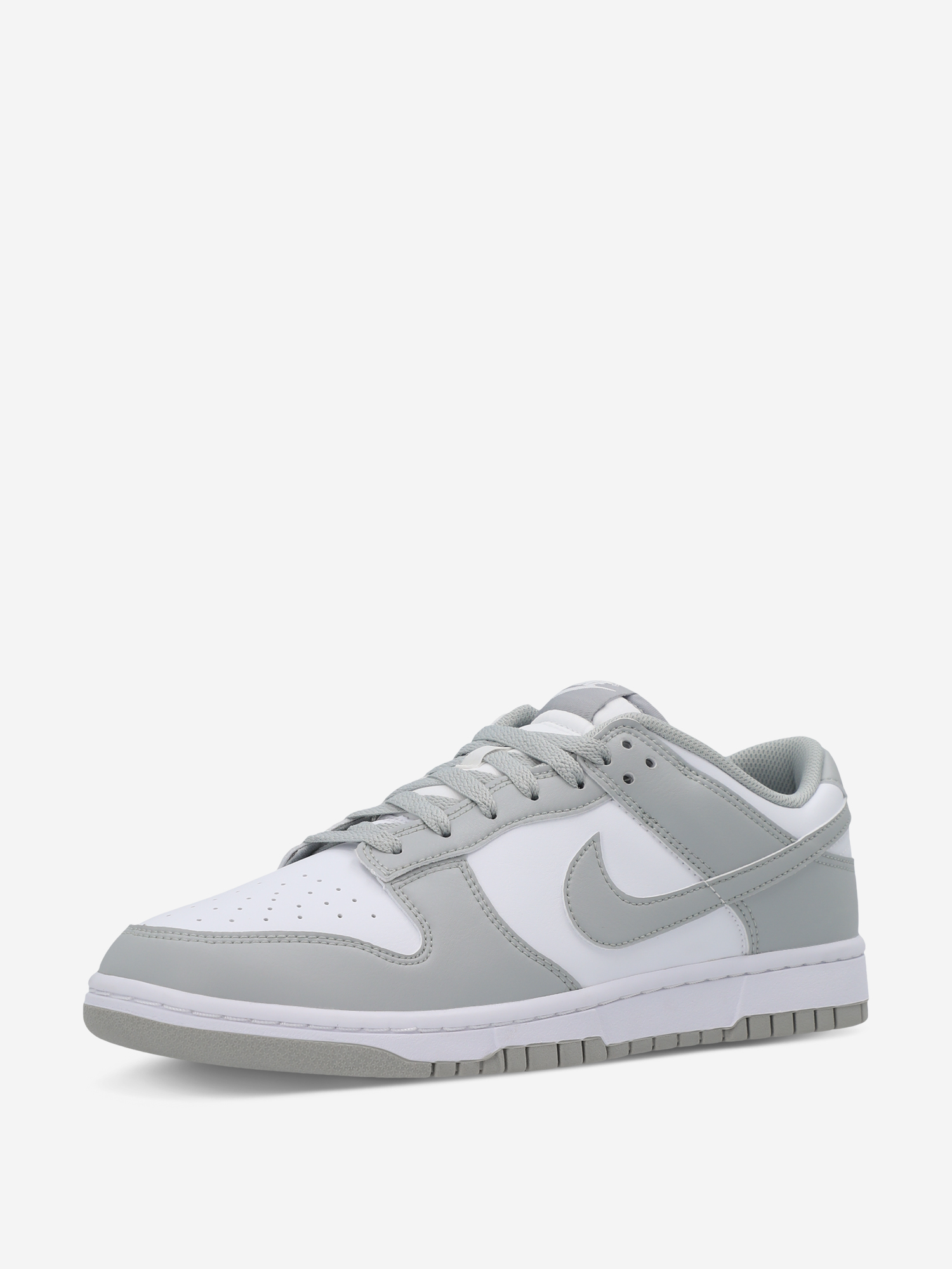 фото Кеды мужские nike dunk low retro, белый