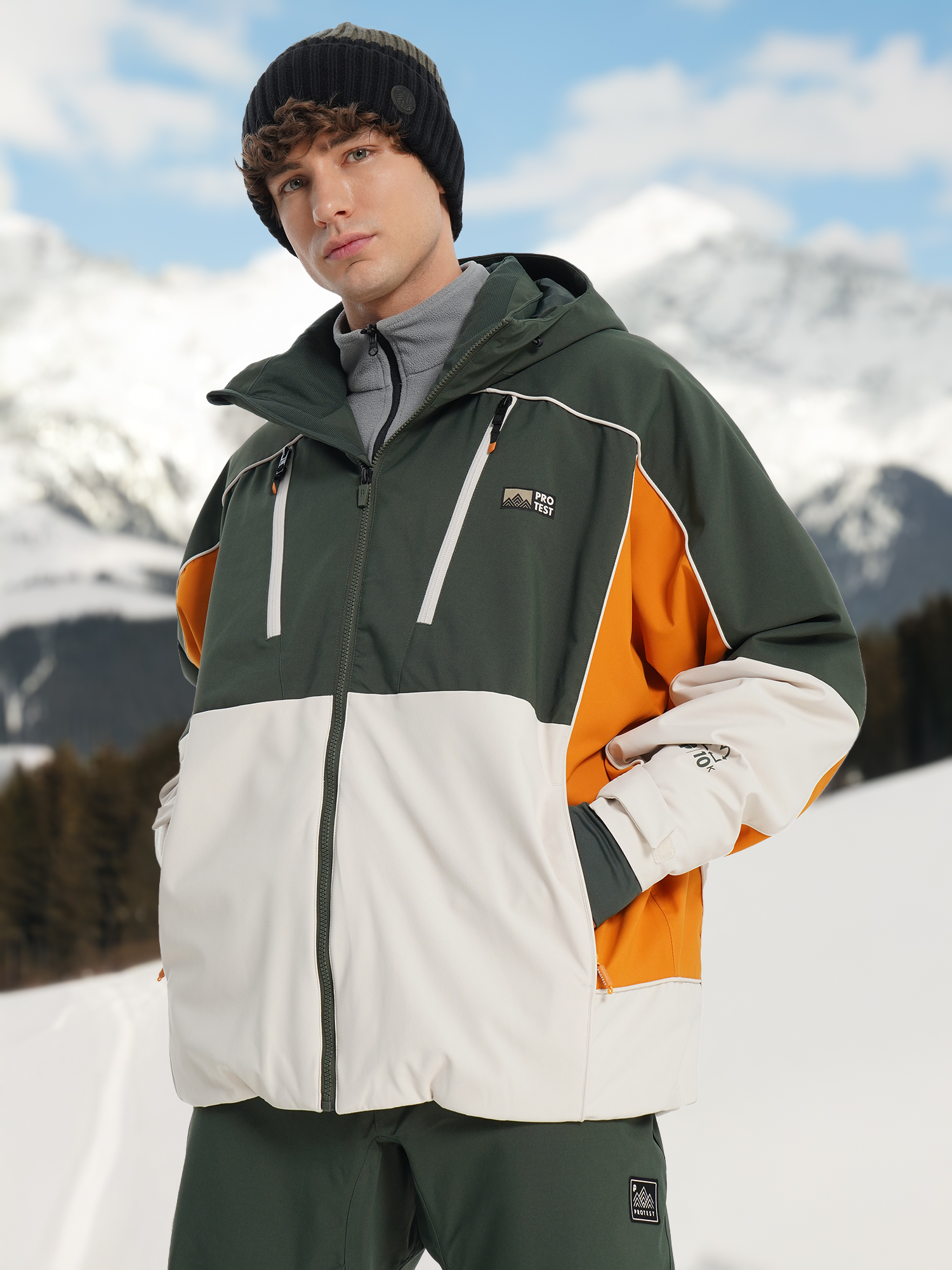 Куртка утепленная мужская Protest Elgin, зеленый, арт. 65752005pr0-516