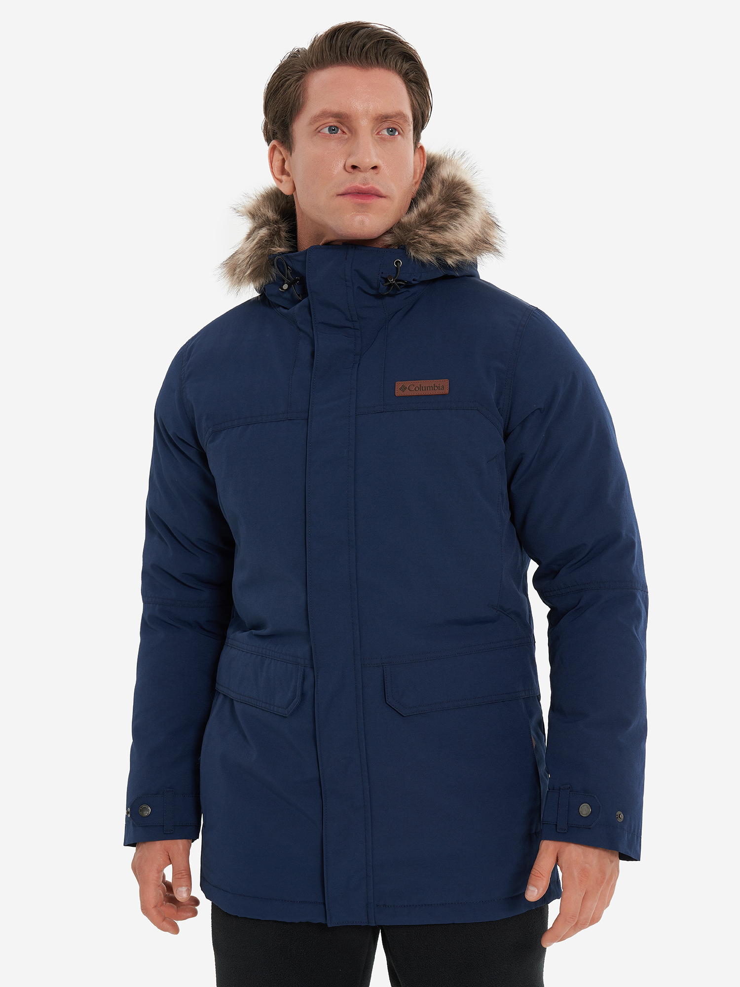 Куртка утепленная мужская Columbia Marquam Peak II Parka, Синий 2122891CLB-464, размер RUS 48-50 - фото 2