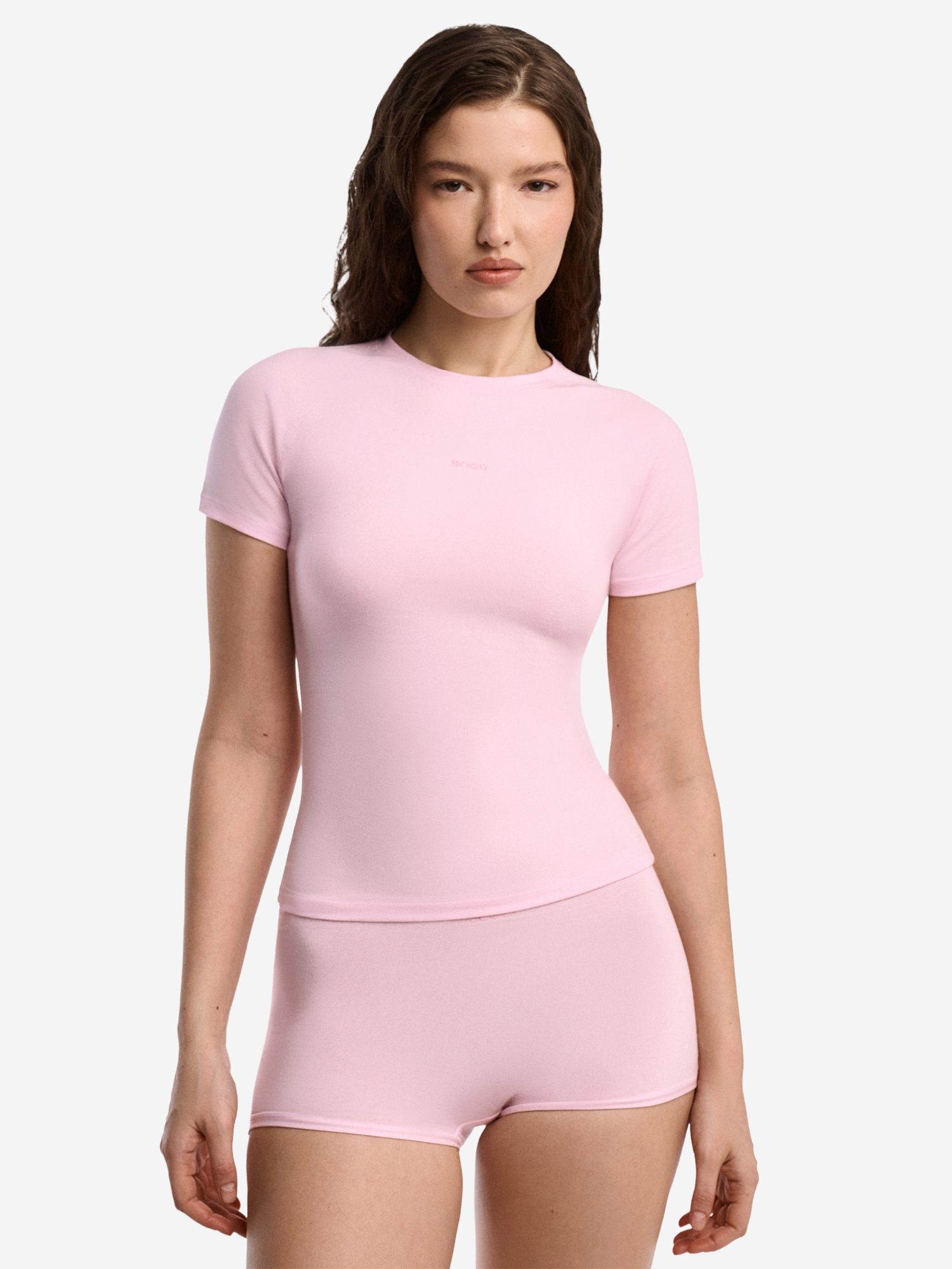 Изображение товара Футболка женская SOGU T-SHIRT SLIM HOME, Розовый