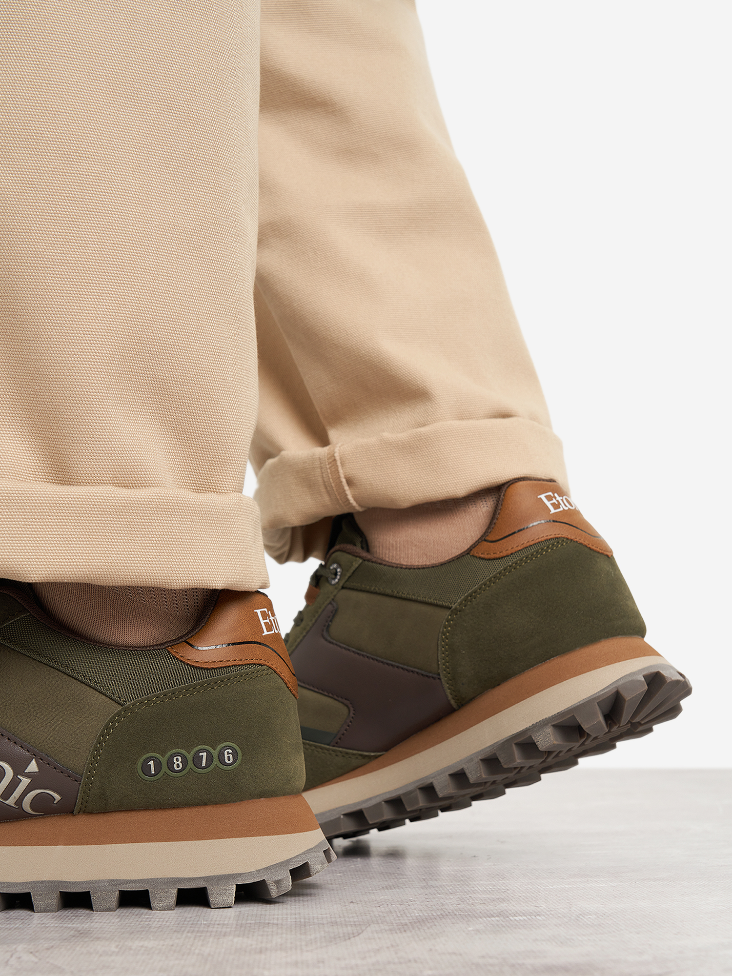 фото Кроссовки мужские etonic ashen nbk, зеленый