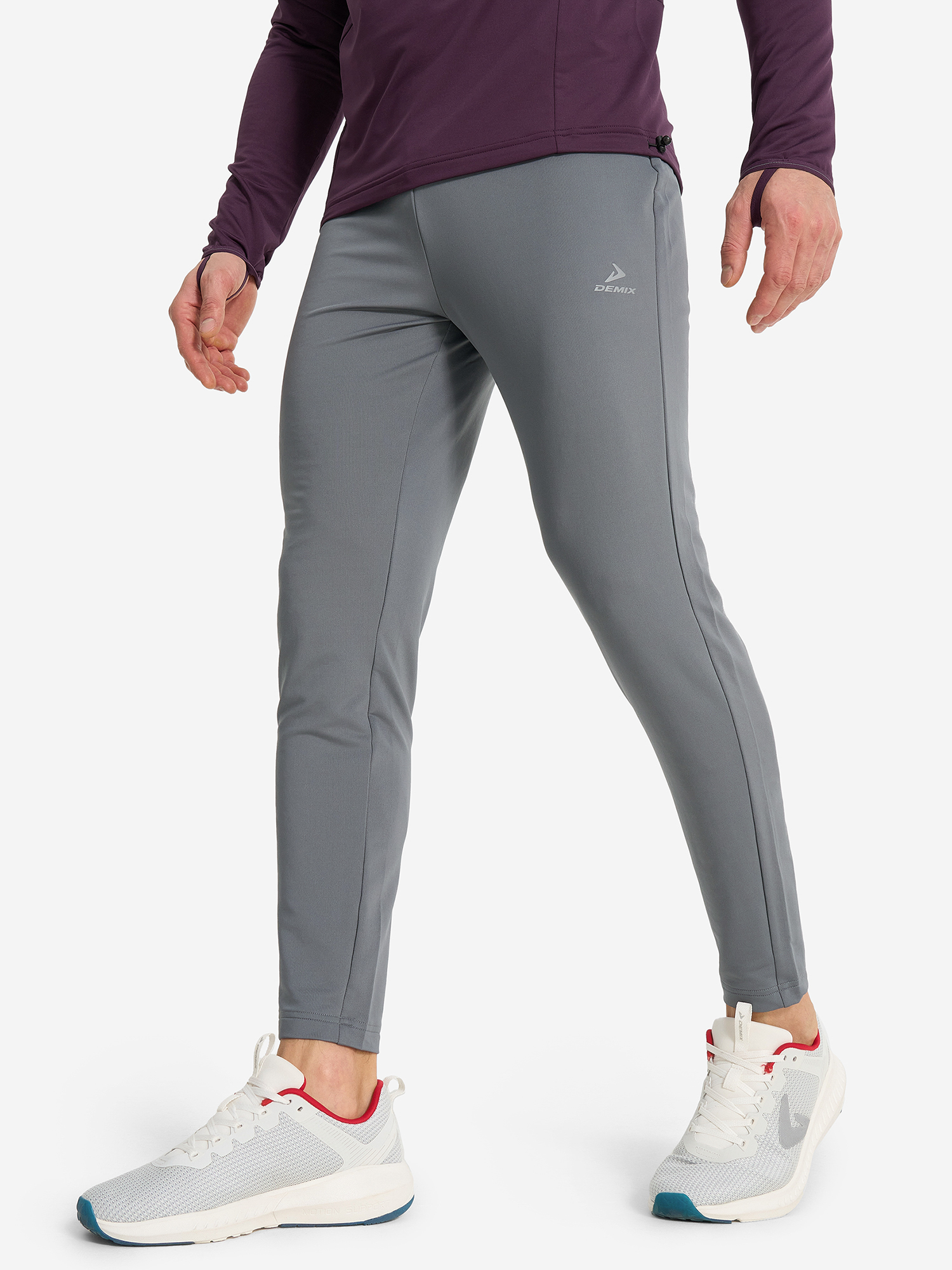 Изображение товара Мужские спортивные брюки Demix для бега сreflective элементы и отведением влаги Изображение товара Мужские спортивные брюки Demix для бега сreflective элементы и отведением влаги