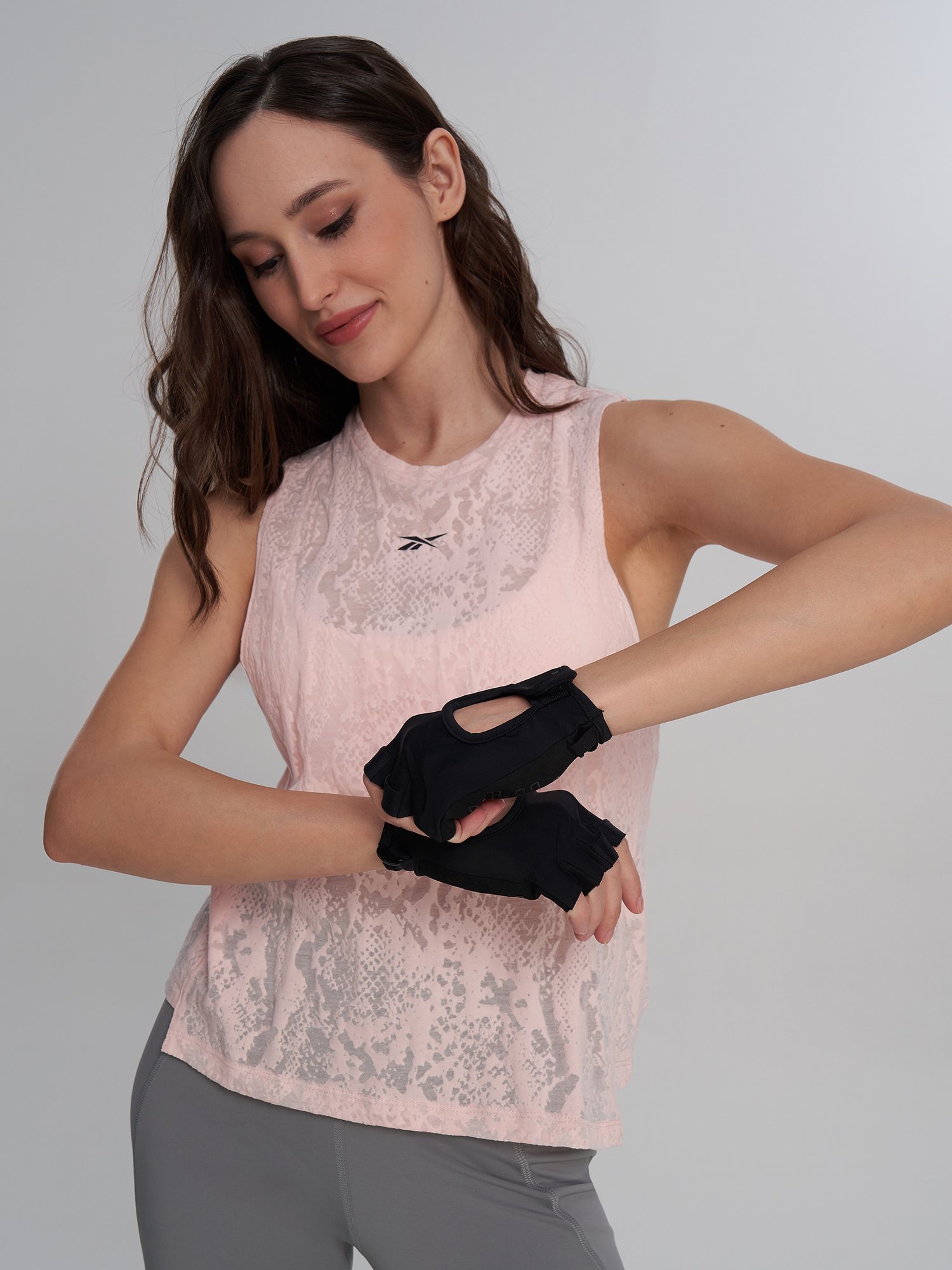 

Майка женская Reebok Lux Burnout, Розовый