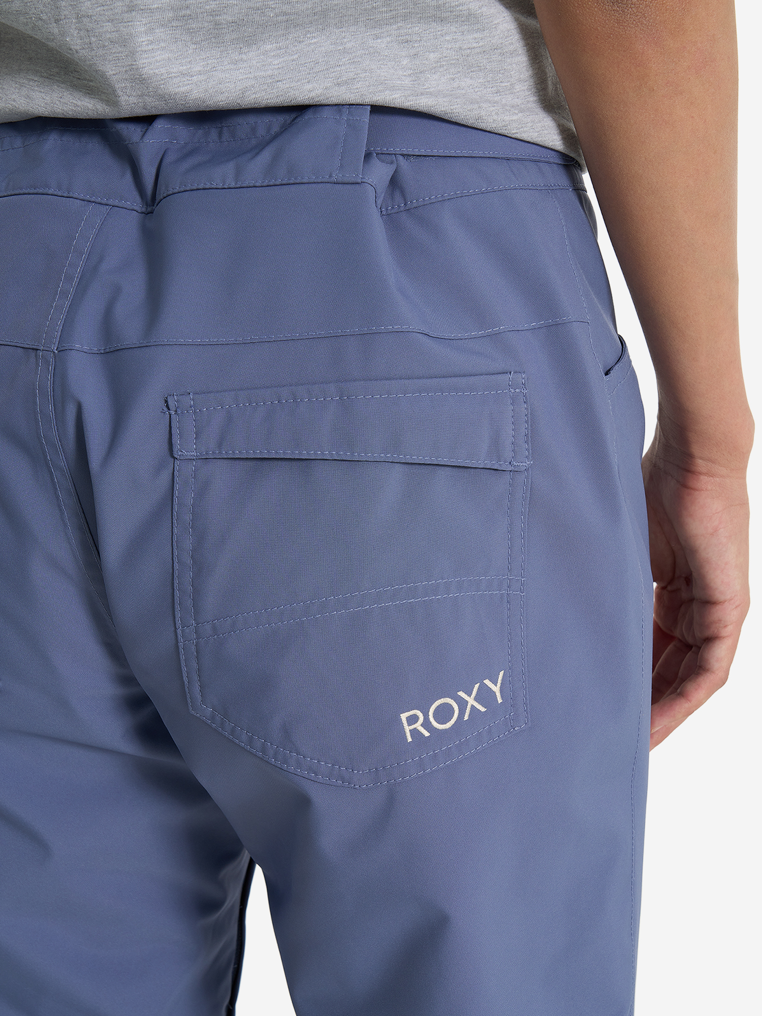 фото Брюки утепленные женские roxy backyard, голубой
